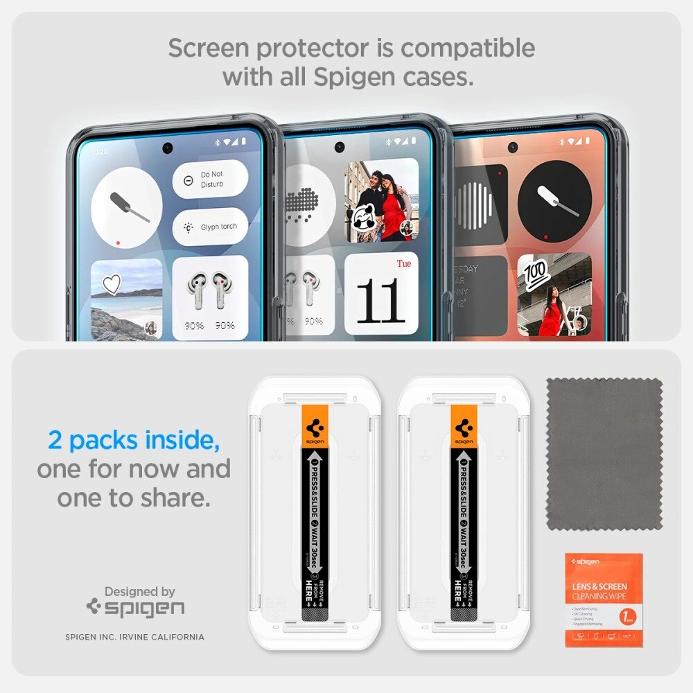 Screen Protector GLAS.tR EZ Fit (2-pack) Nothing Phone 3