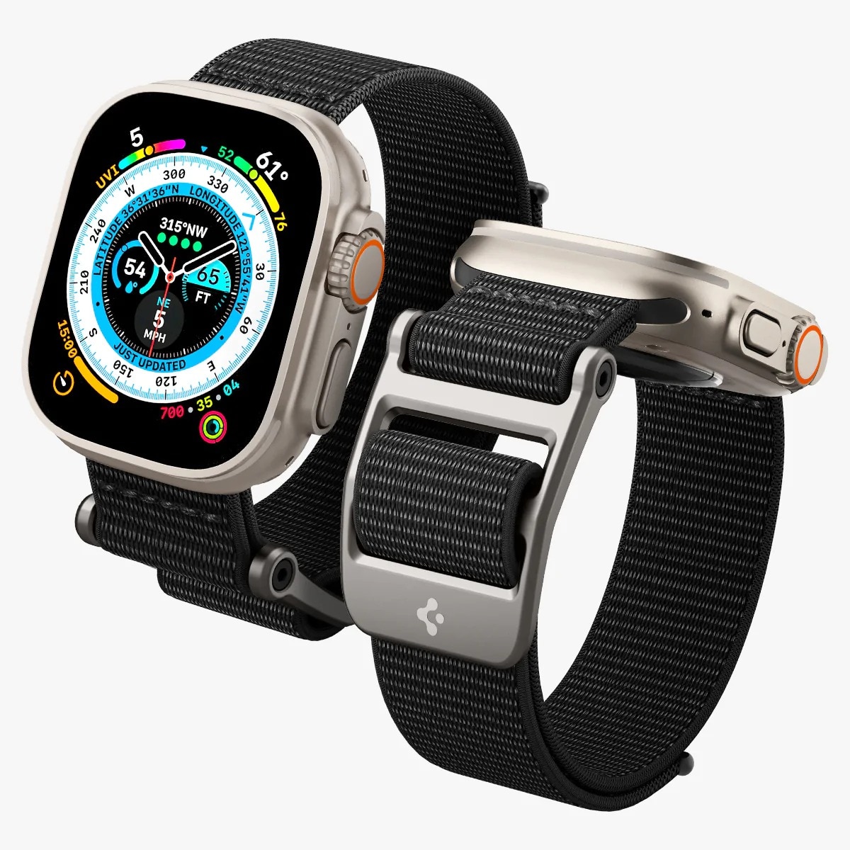 DuraPro Flex Apple Watch 45mm Series 8 Zwart