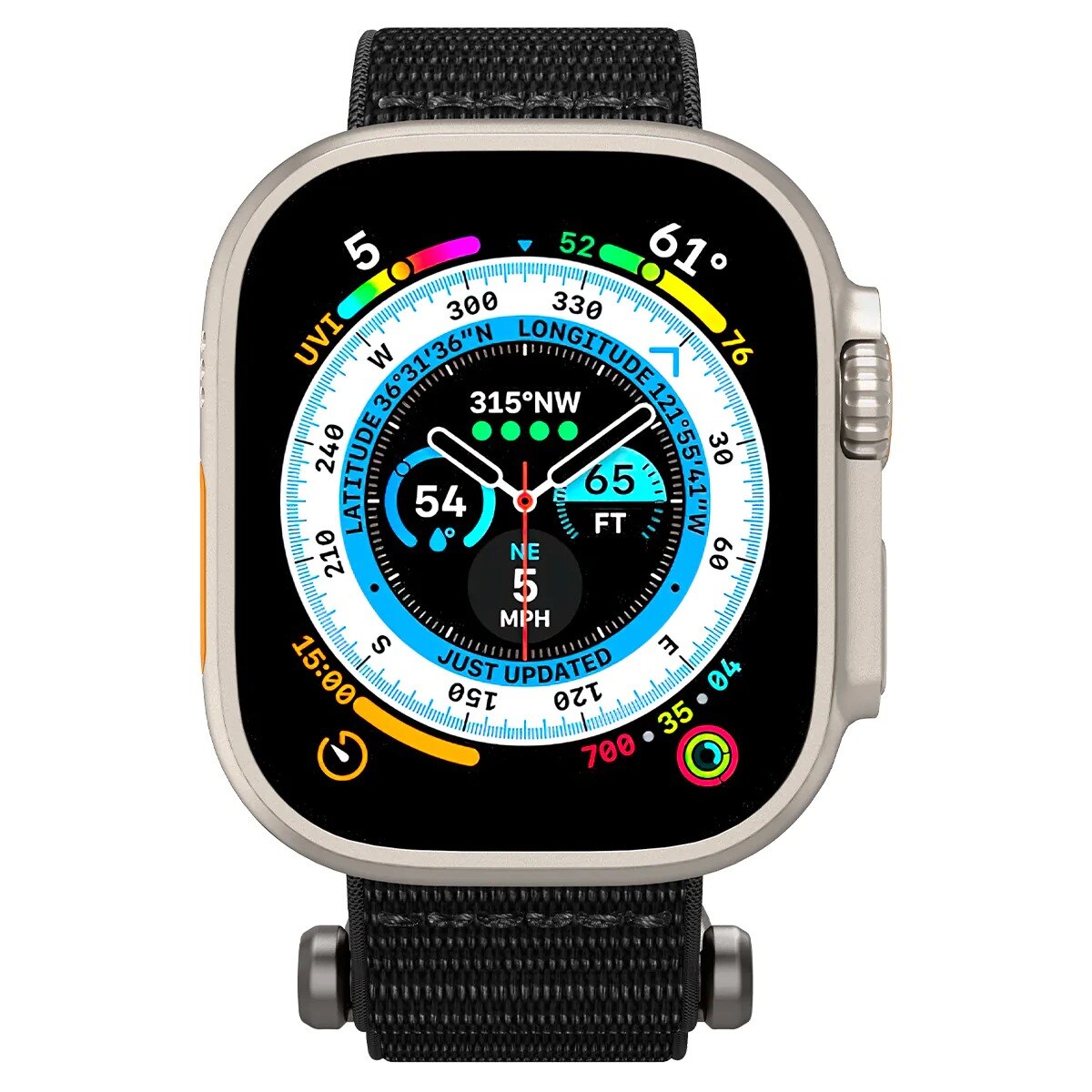 DuraPro Flex Apple Watch 45mm Series 8 Zwart