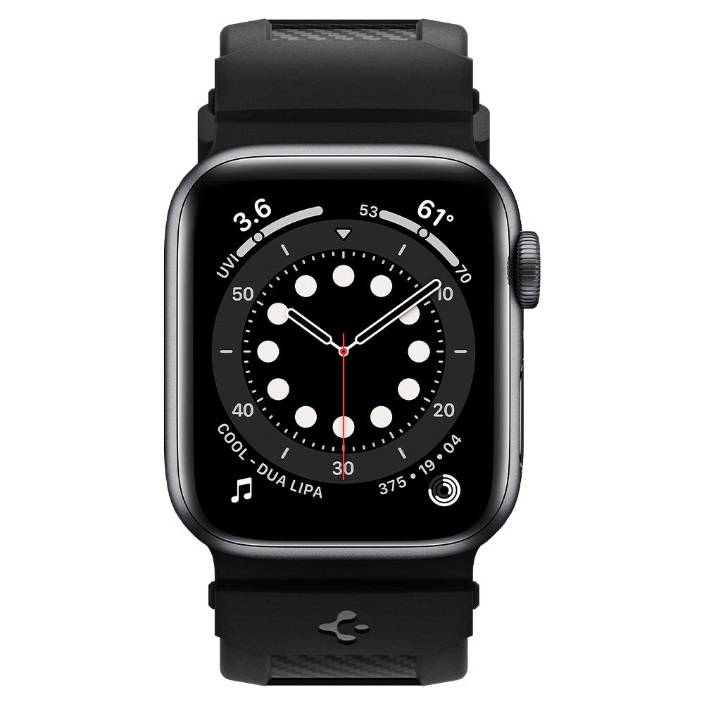 Rugged Band Apple Watch 38/40/41 mm Zwart