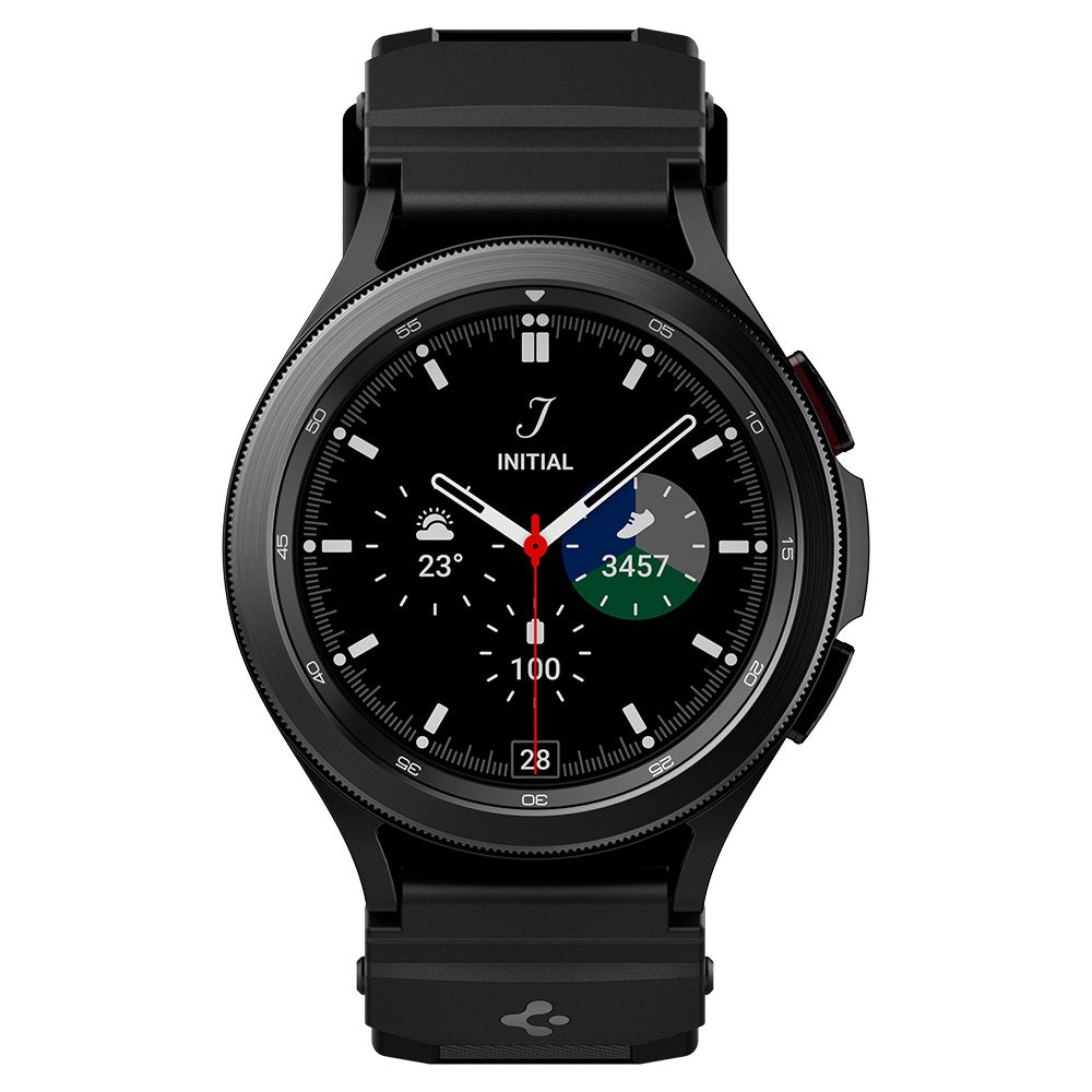 Rugged Band Samsung Galaxy Watch 4 40/42/44/46 mm Zwart