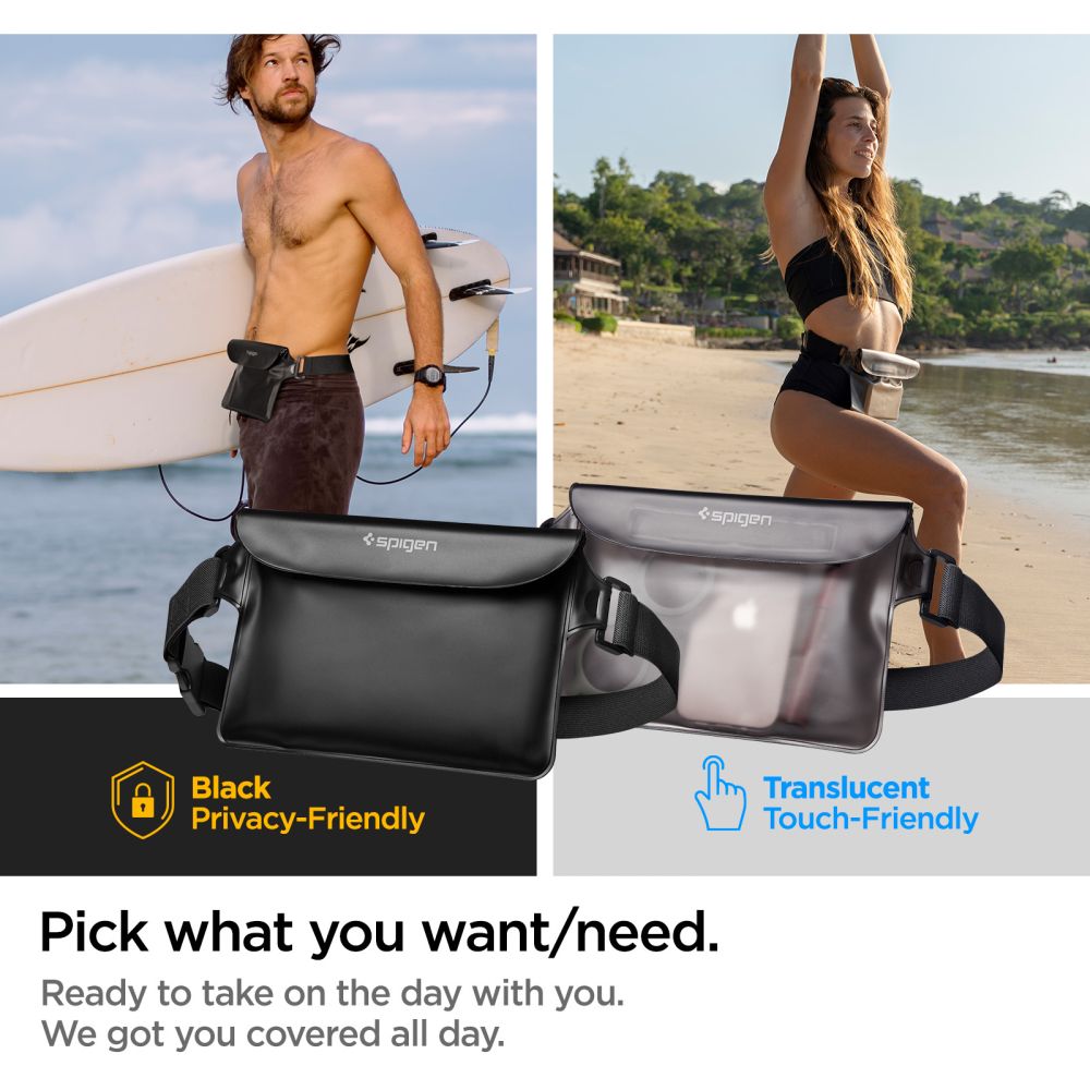A620 Universal Aqua Shield WaterProof Waist Bag Zwart