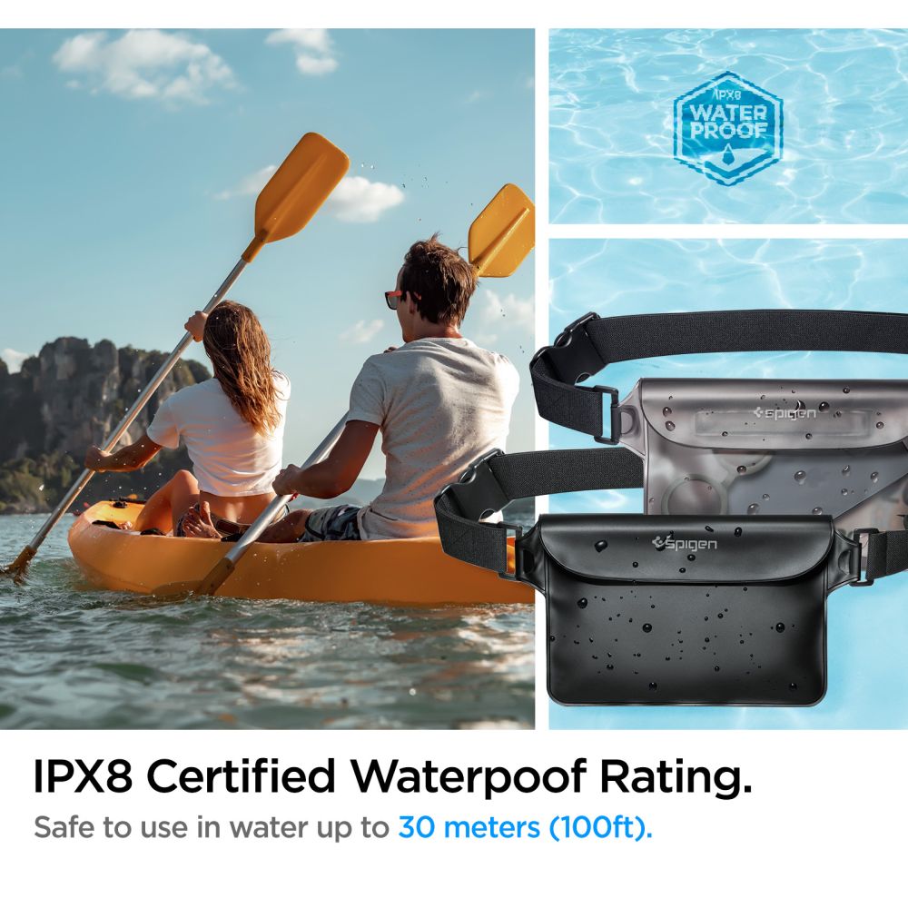 A620 Universal Aqua Shield WaterProof Waist Bag Zwart
