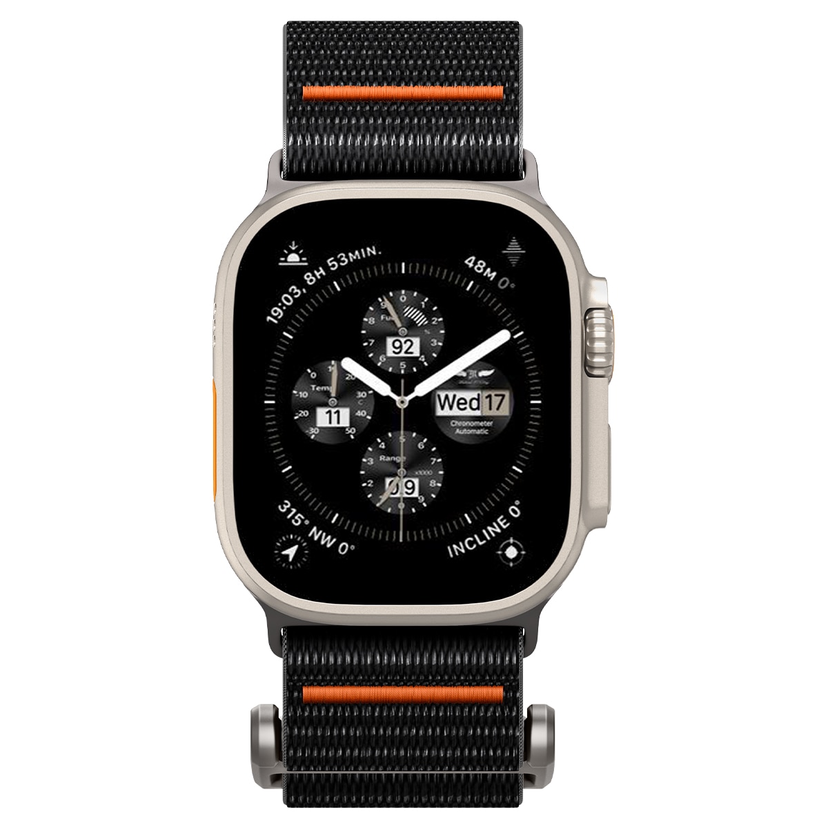 DuraPro Flex Ultra Apple Watch 45mm Series 7 Zwart