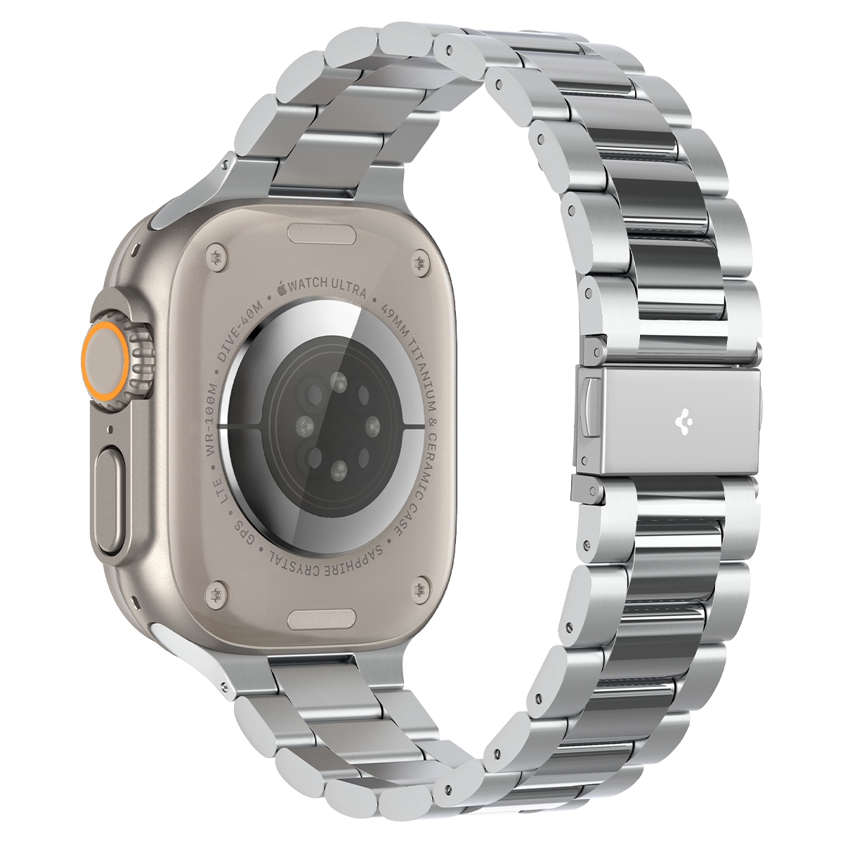 Bandje Modern Fit 316L Apple Watch Ultra 49mm Zilver