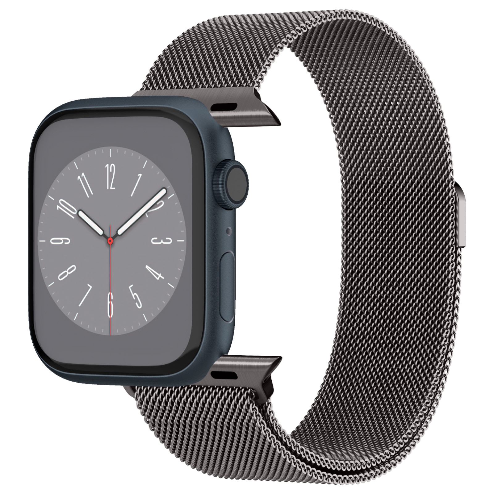 Bandje Metal Fit Apple Watch SE 44mm Graphite