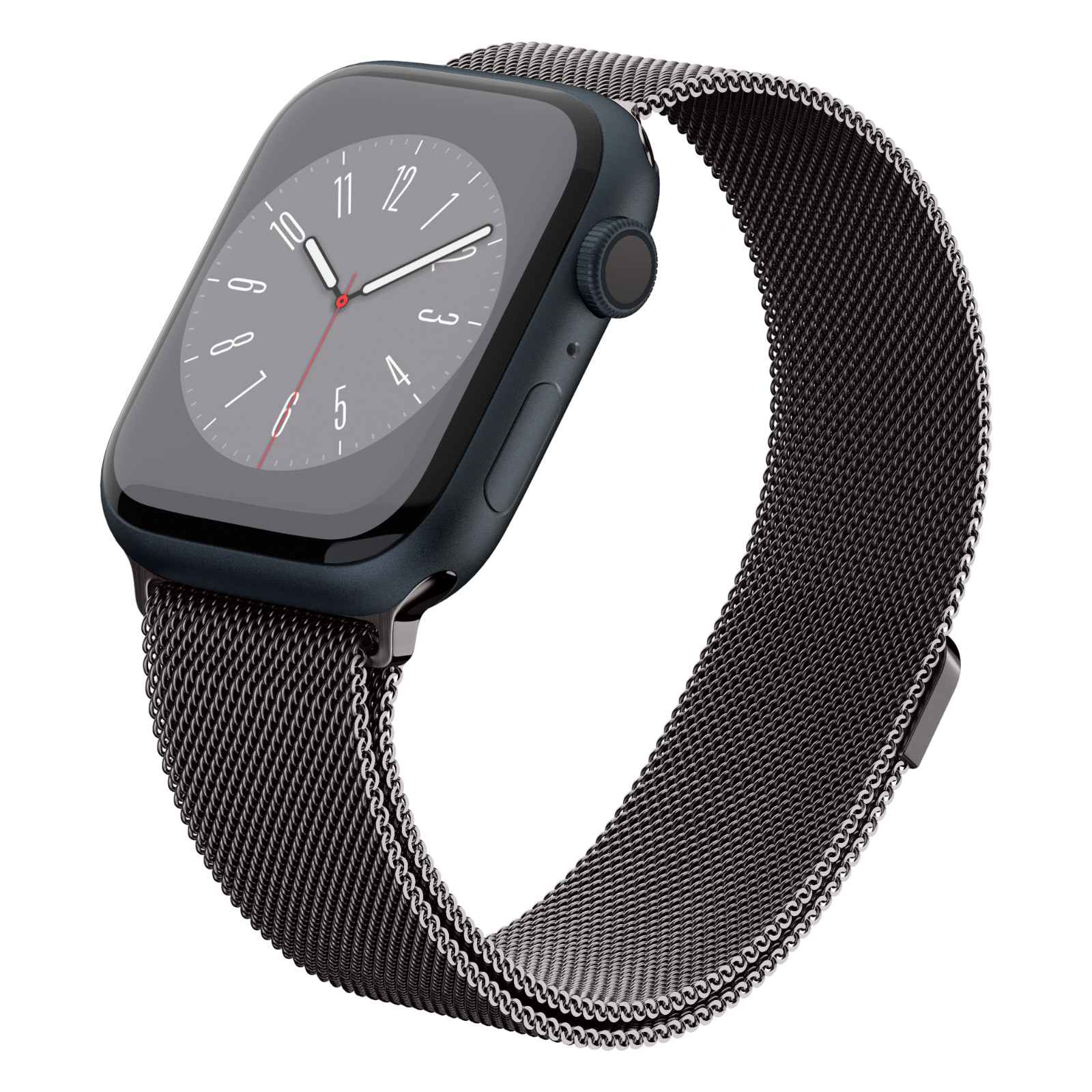 Bandje Metal Fit Apple Watch 44mm Graphite