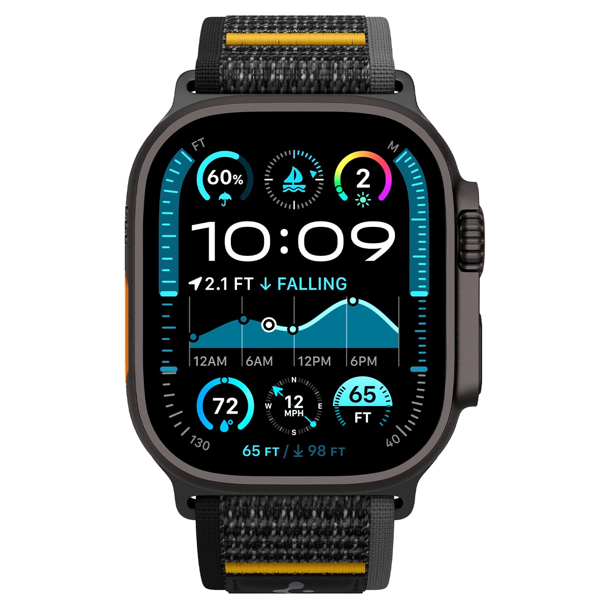 Athlex Air Apple Watch Series 7 45mm Active Black