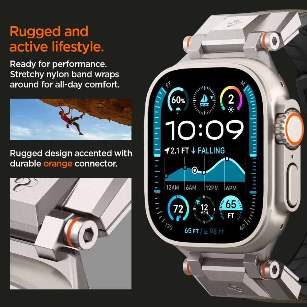 DuraPro Armor Apple Watch Series 1-3 42mm Military Green