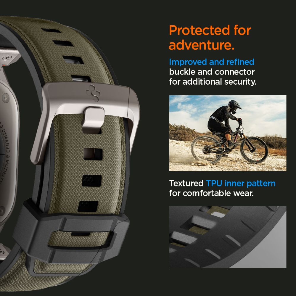 DuraPro Armor Apple Watch Series 1-3 42mm Military Green