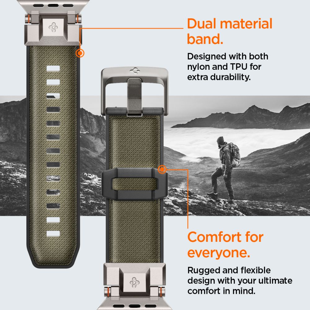 DuraPro Armor Apple Watch Series 1-3 42mm Military Green
