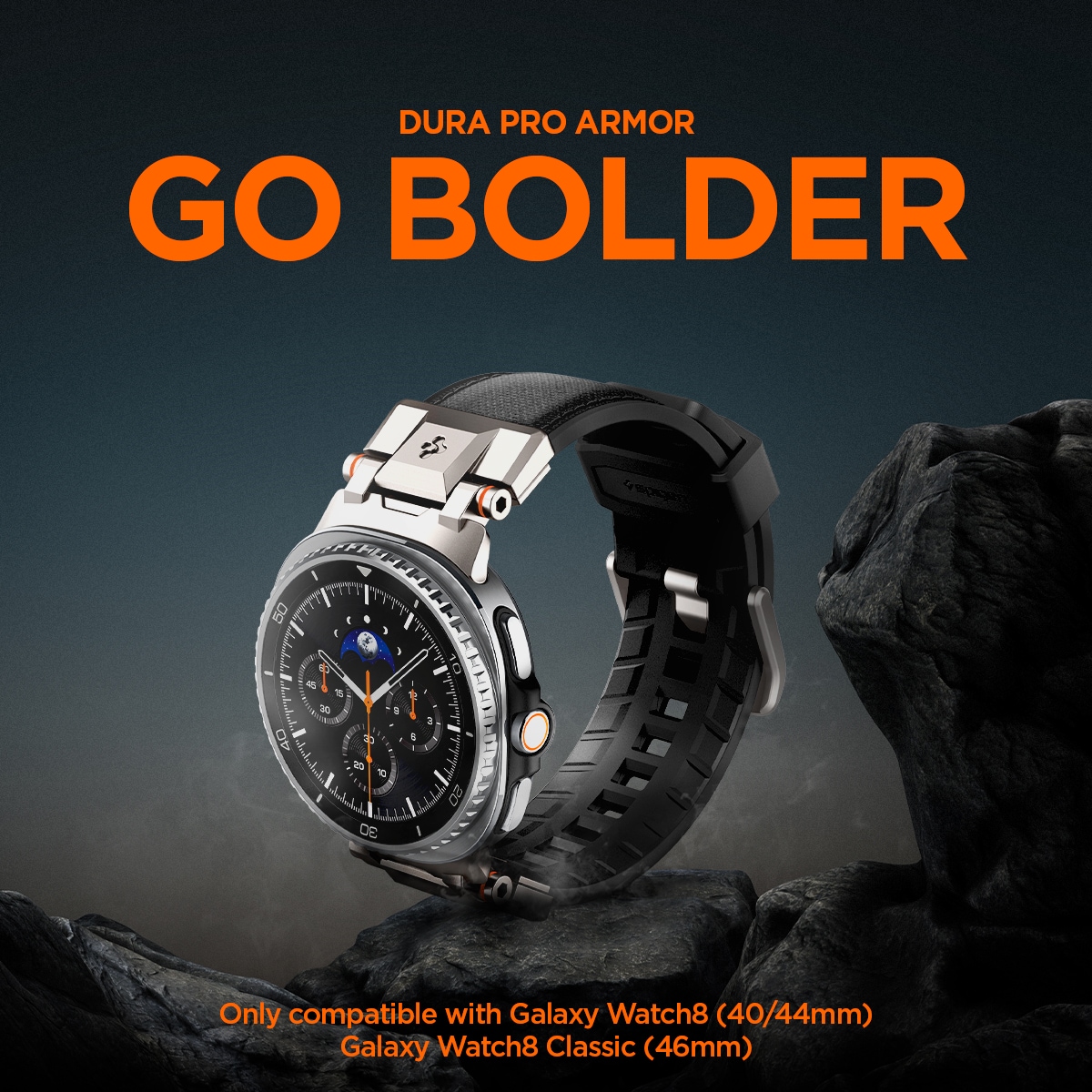 DuraPro Armor Samsung Galaxy Watch 8 44mm Black