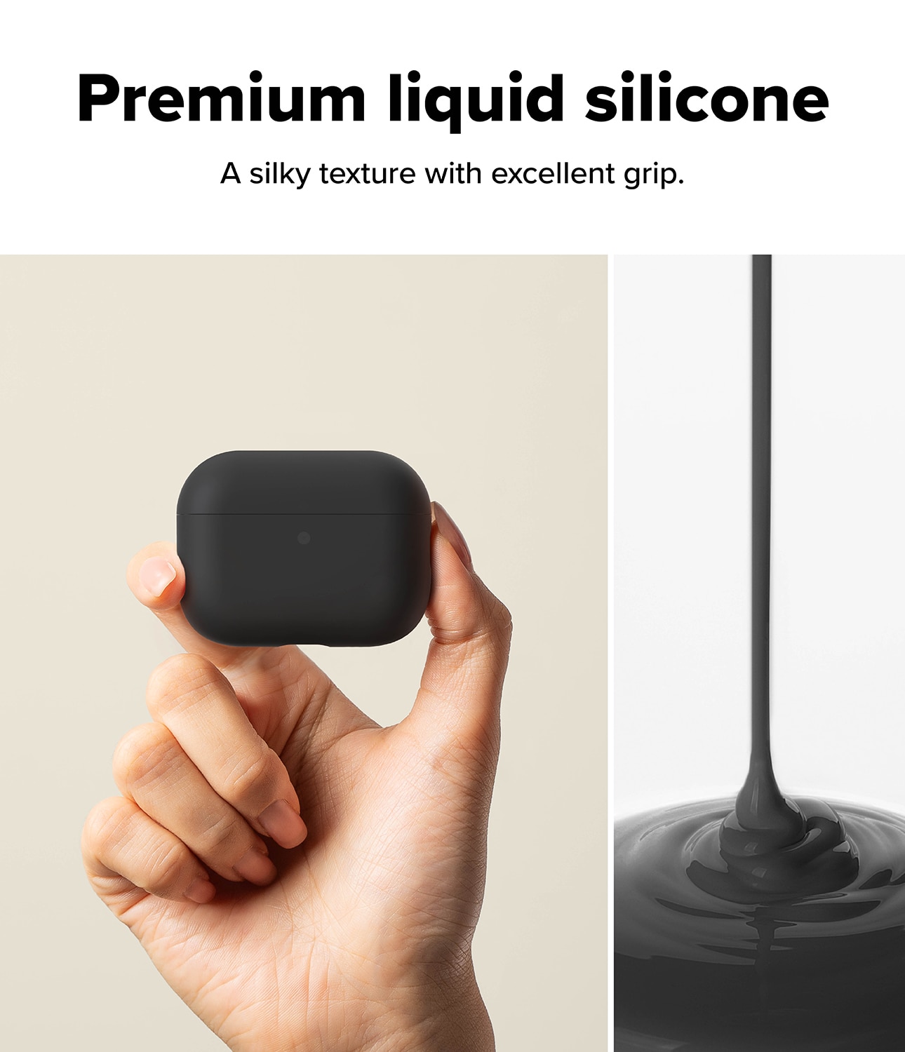 Silicone Hoesje Apple AirPods Pro 3 Black