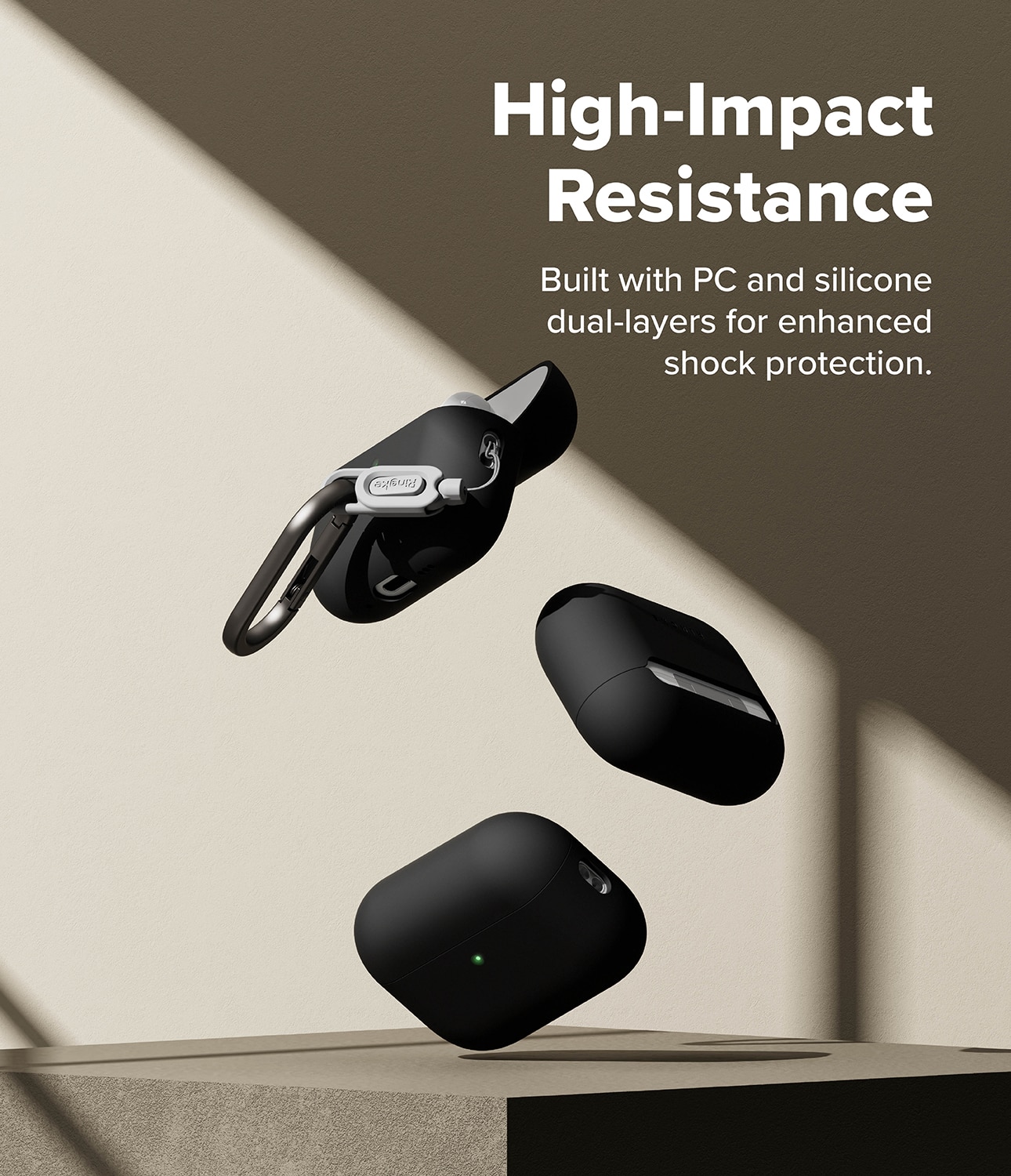 Silicone Hoesje Apple AirPods Pro 3 Black