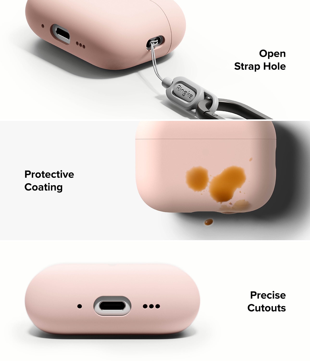 Silicone Hoesje Apple AirPods Pro 3 Pink