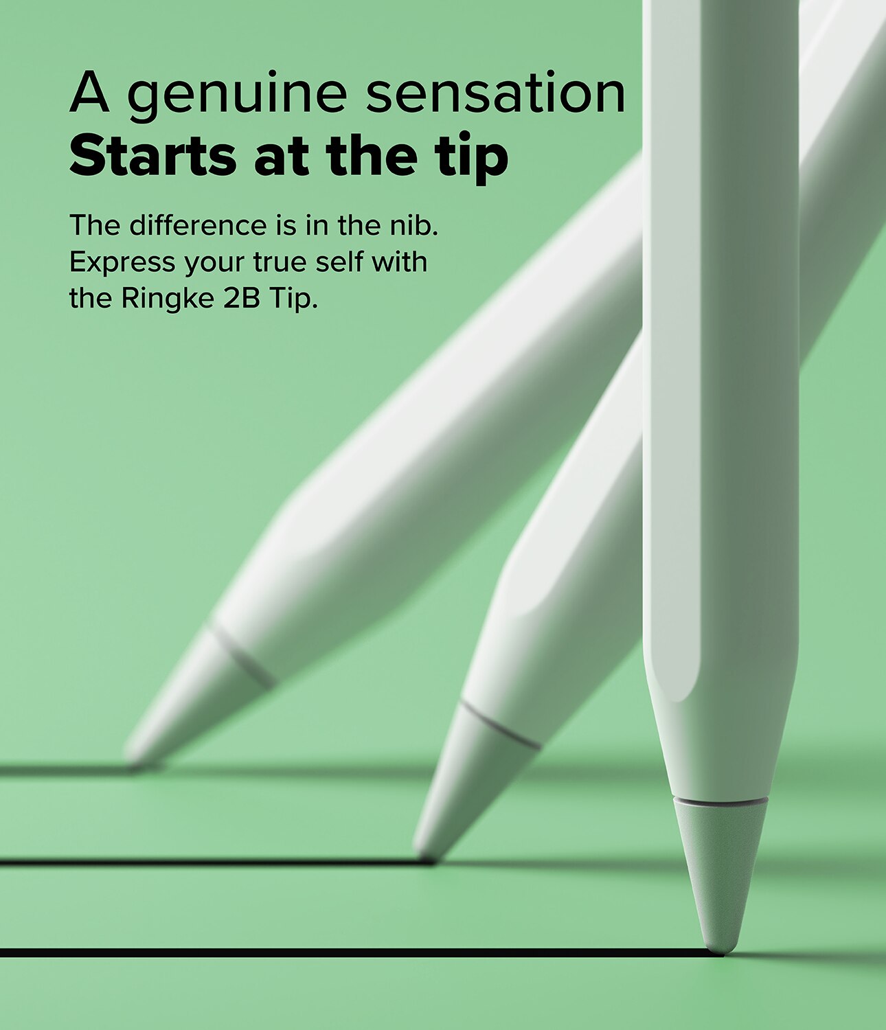 2B Tip Apple Pencil (3-pack) wit
