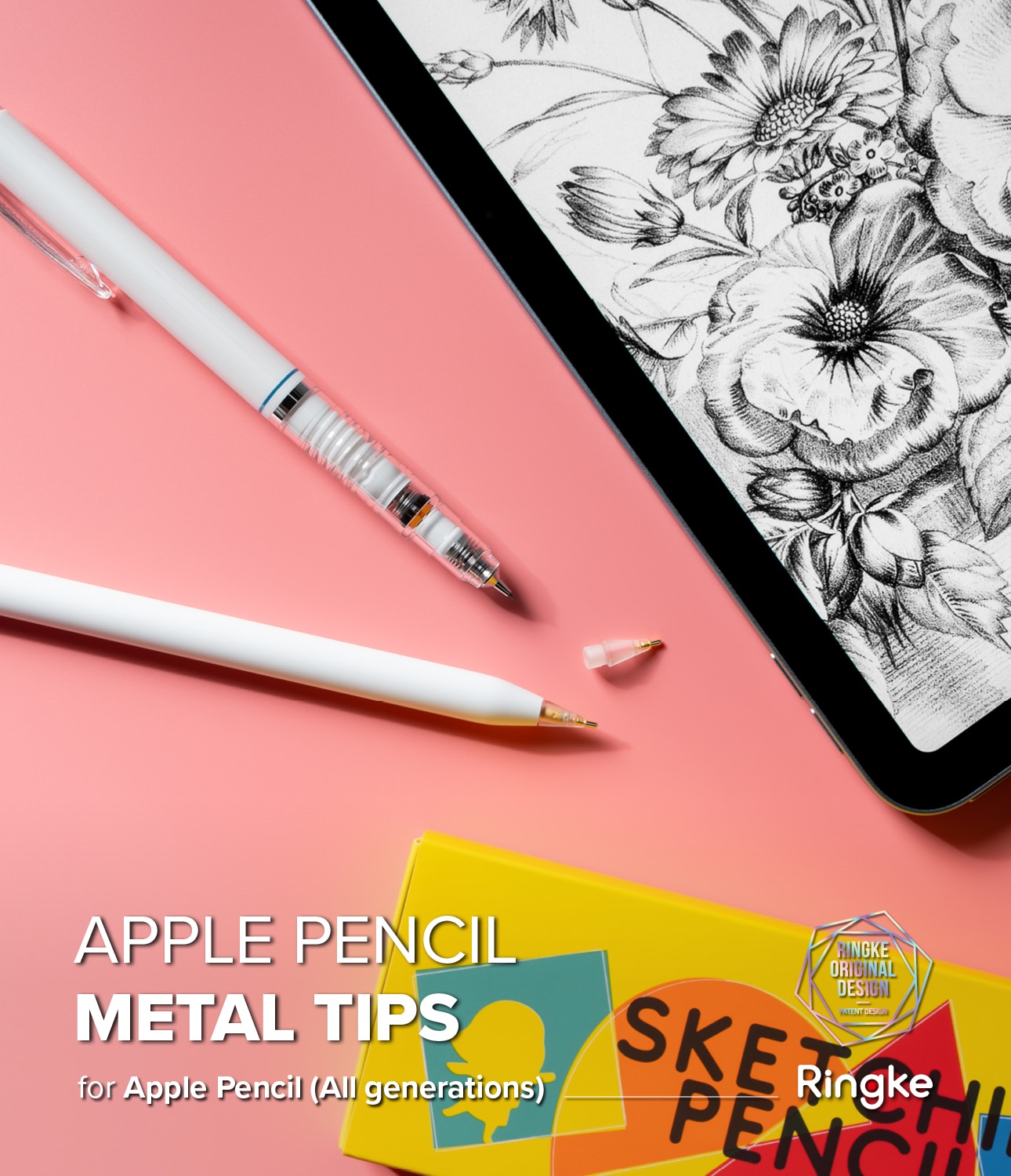 Metal Tip Apple Pencil (3-pack) wit