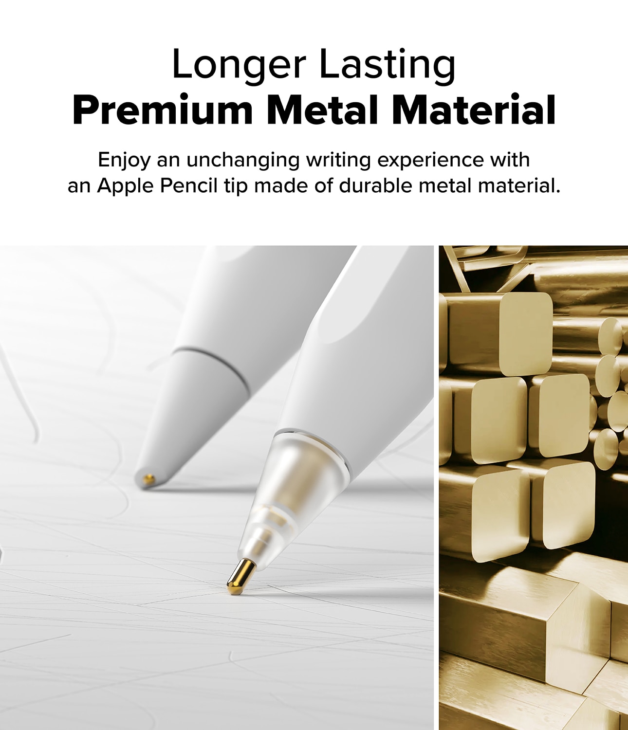 Metal Tip Apple Pencil (3-pack) wit