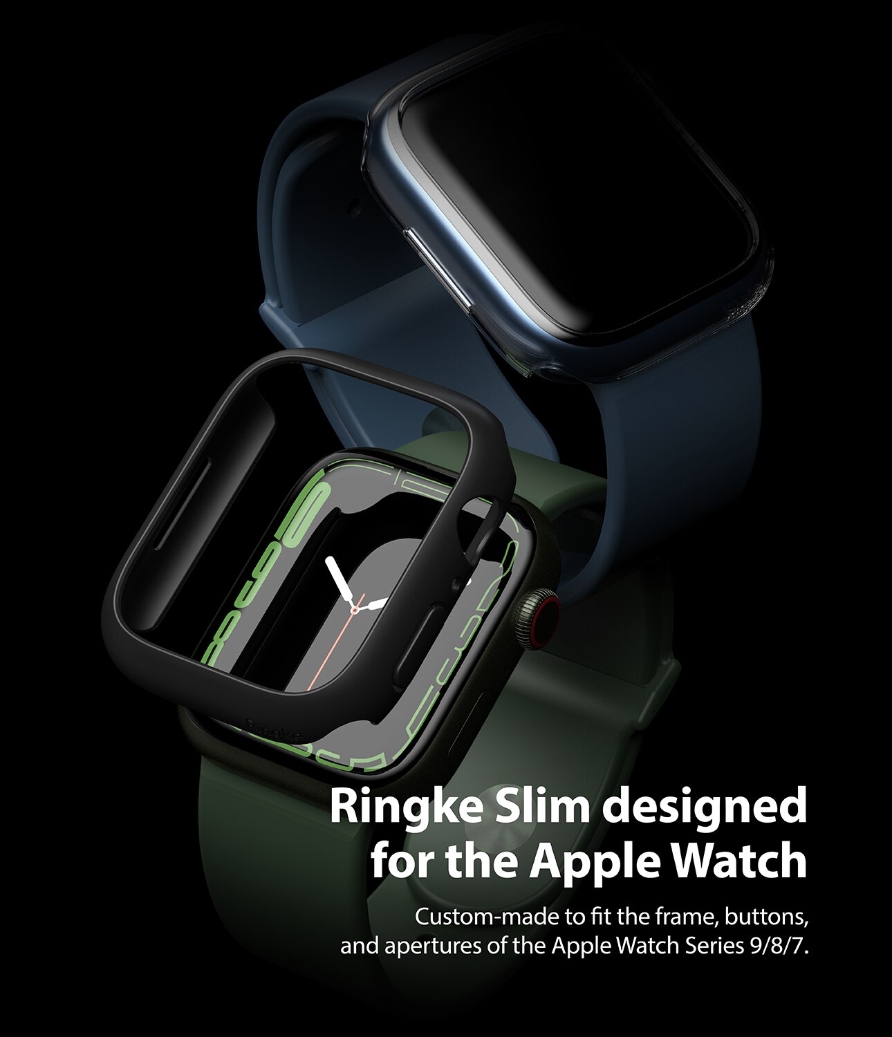 Slim Case (2-pack) Apple Watch Series 7 45mm  Veelkleurig/patroon