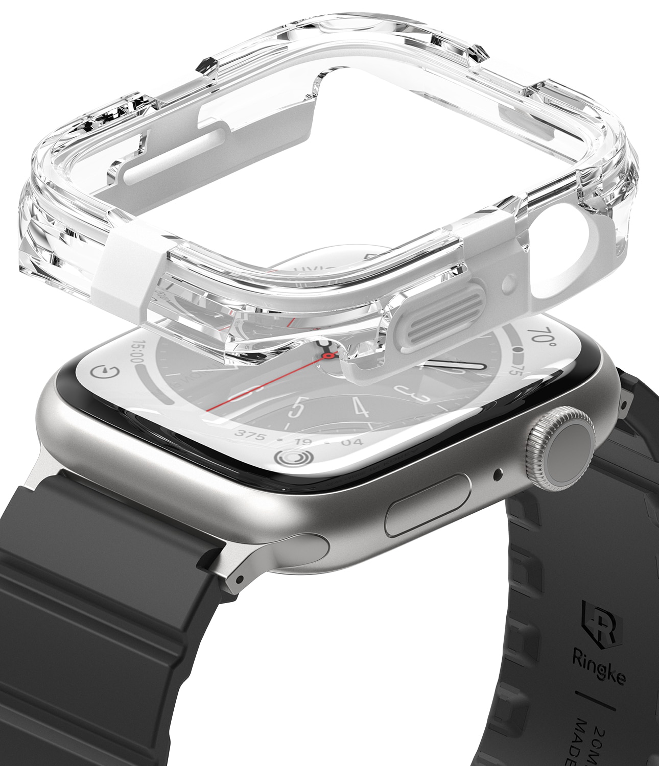 Fusion Bumper Apple Watch 45mm Series 7 White