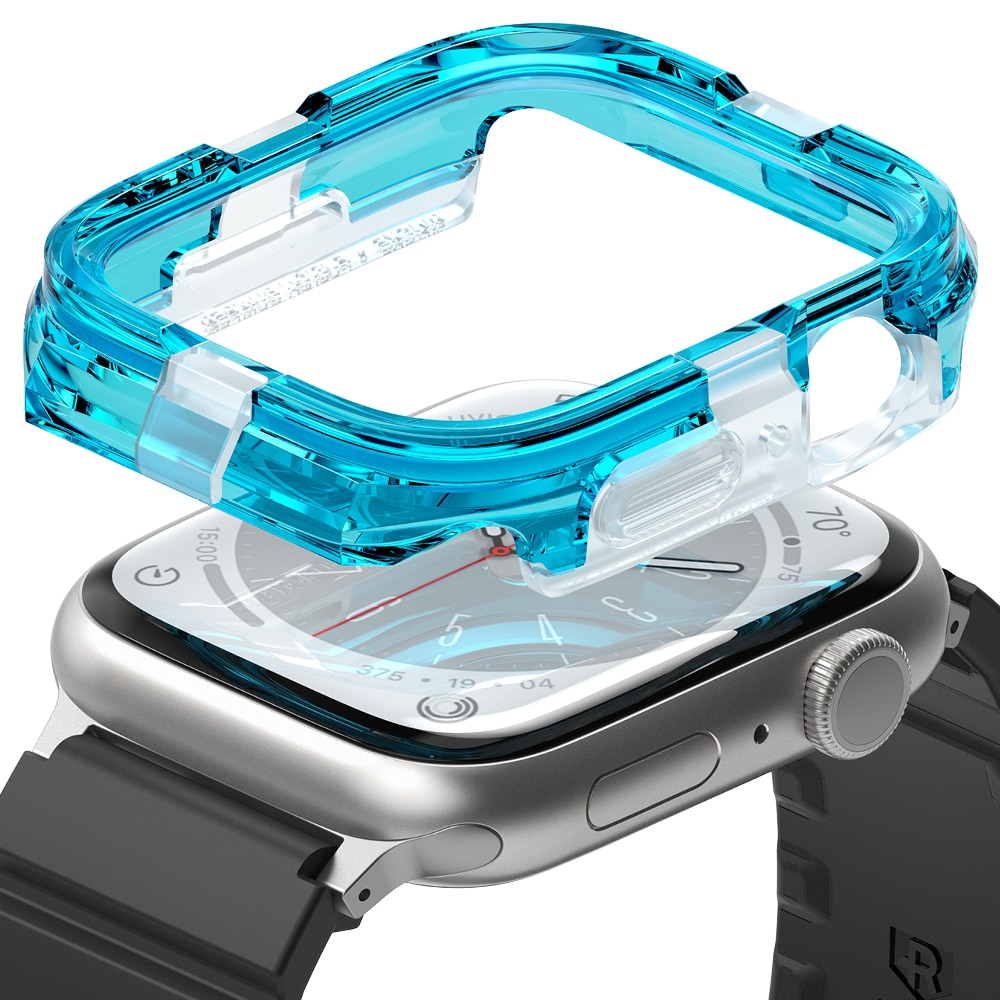 Fusion Bumper Apple Watch 45mm Series 8 Neon Blue