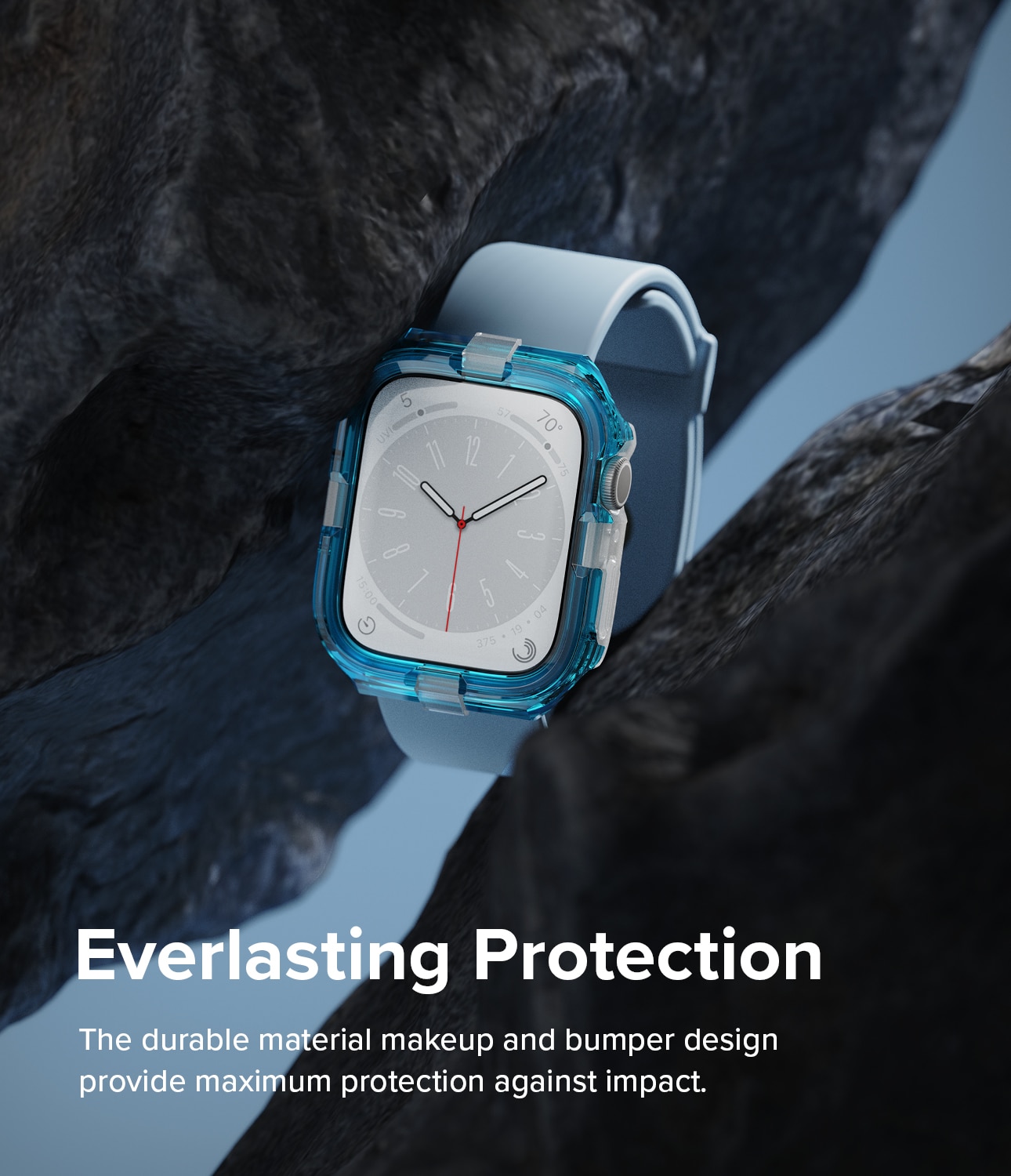 Fusion Bumper Apple Watch SE 44mm Neon Blue