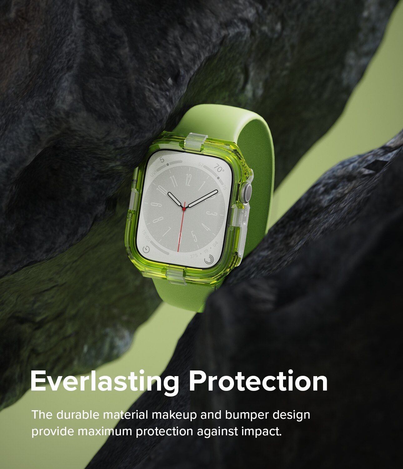 Fusion Bumper Apple Watch 45mm Series 7 Neon Green