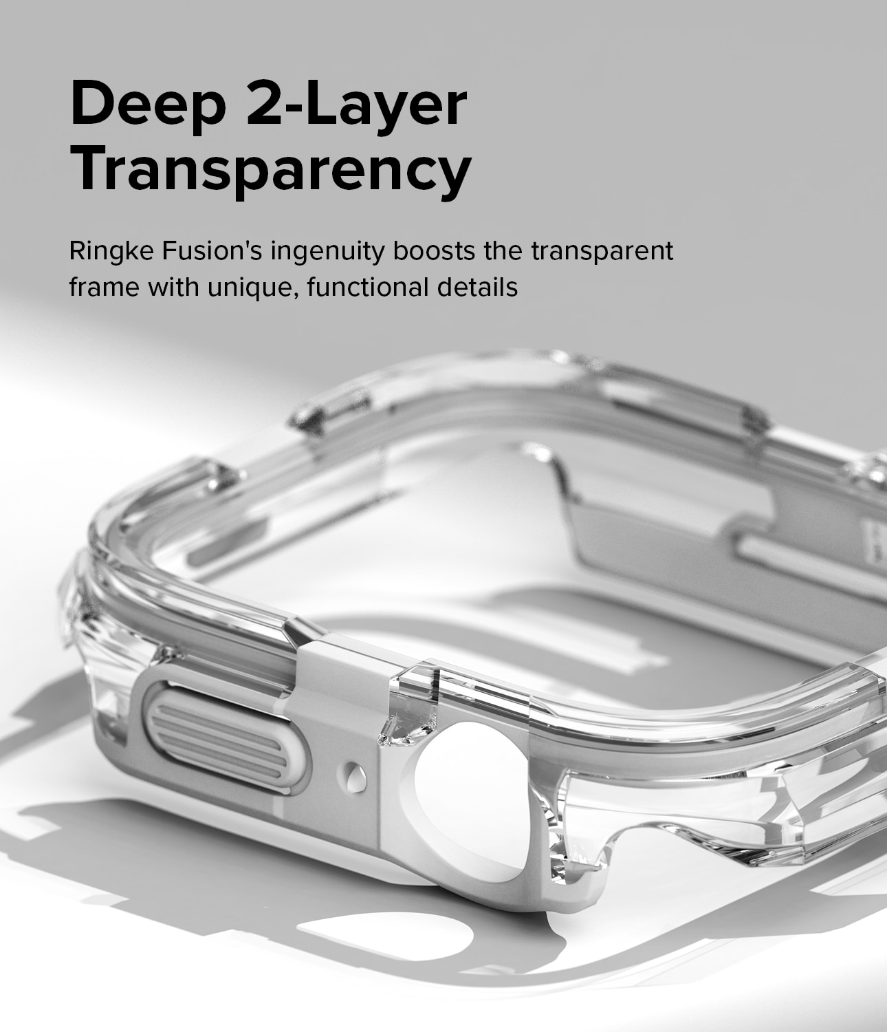 Fusion Bumper Apple Watch 45mm Series 7 White