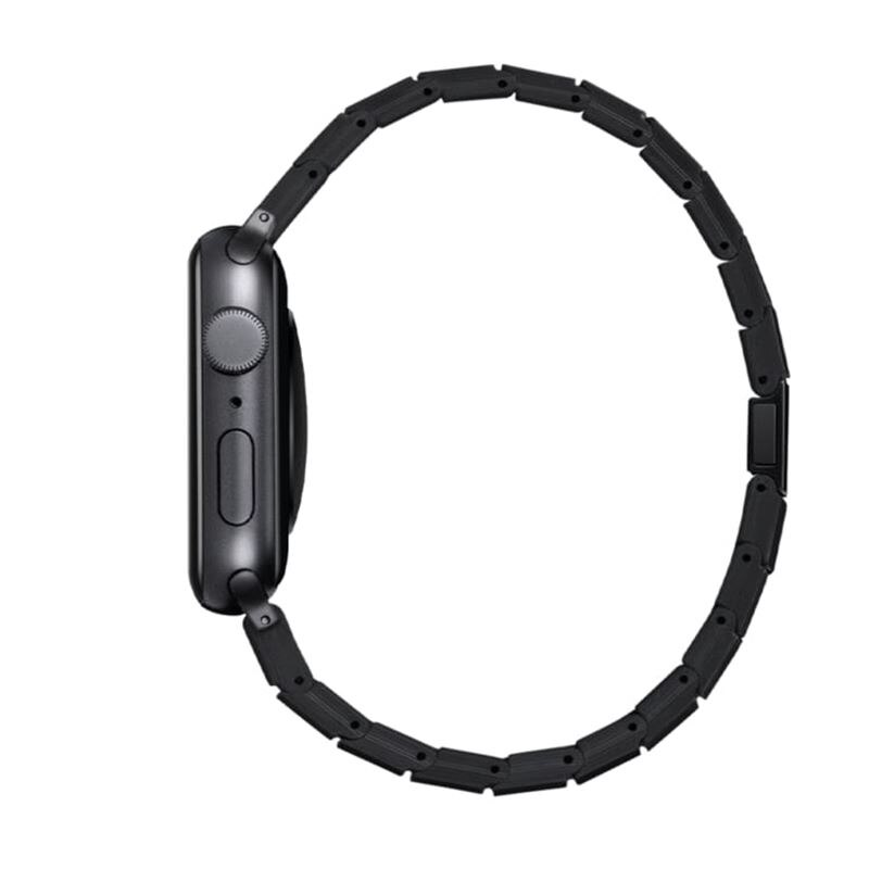 Apple Watch 45mm Series 7 Bandje Modern Carbon Fiber Black