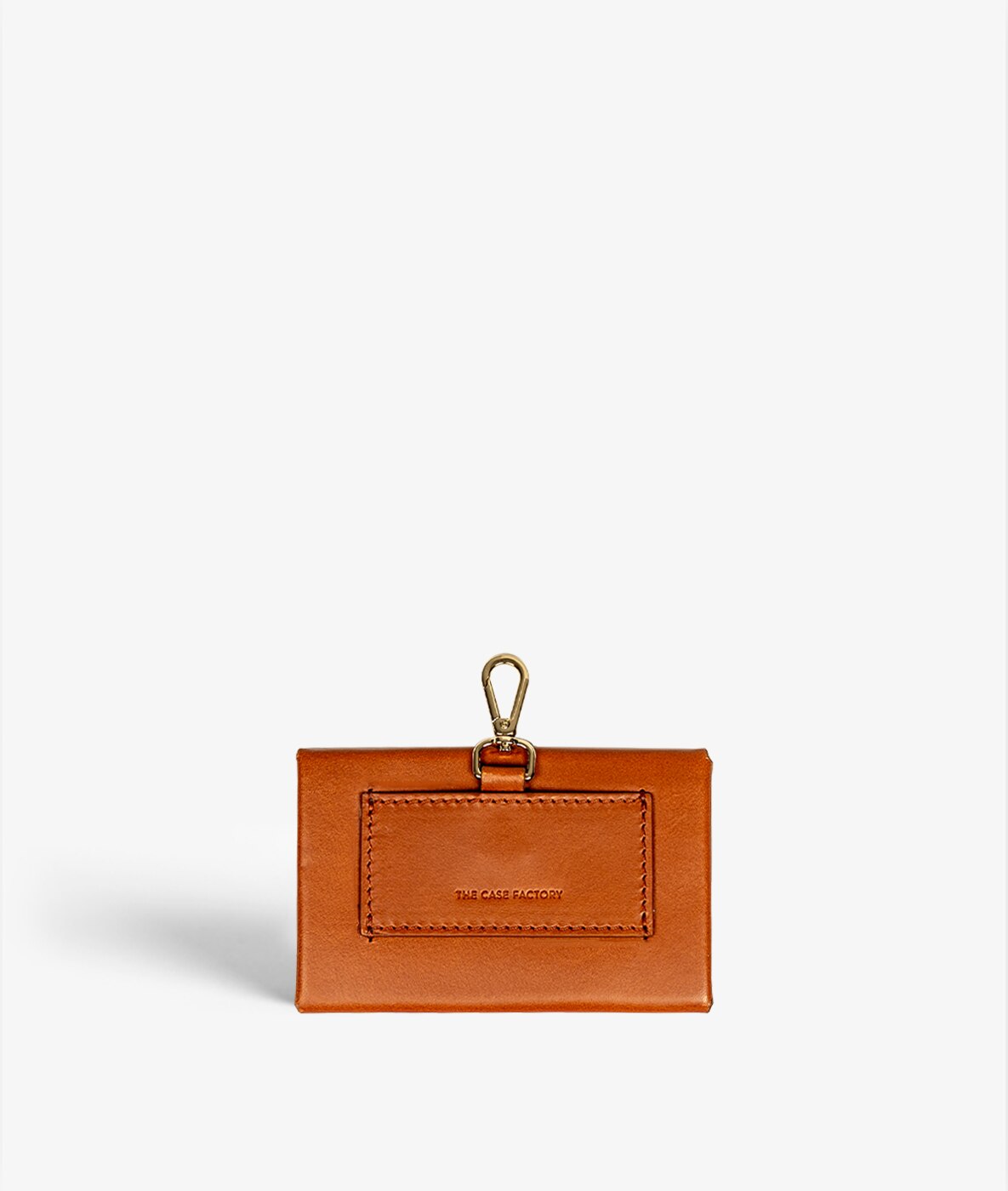 Mini Wallet Pouch Leather Vegetable Bruin