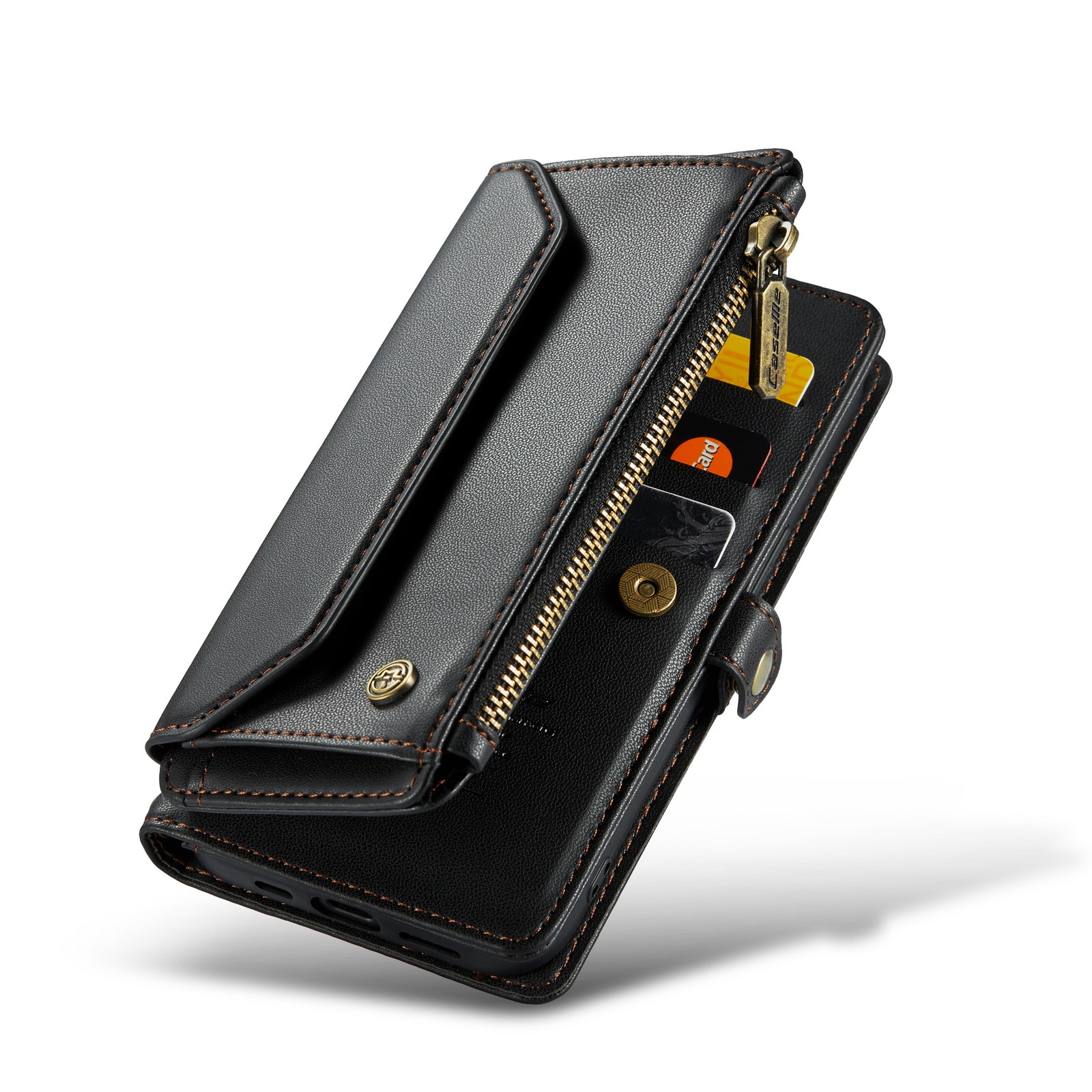 Portemonnee tas iPhone 15 Pro zwart