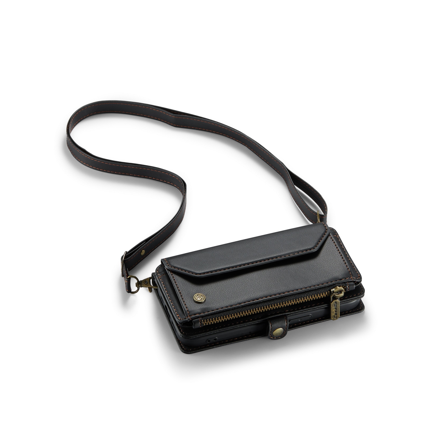 Portemonnee tas iPhone 15 Pro zwart