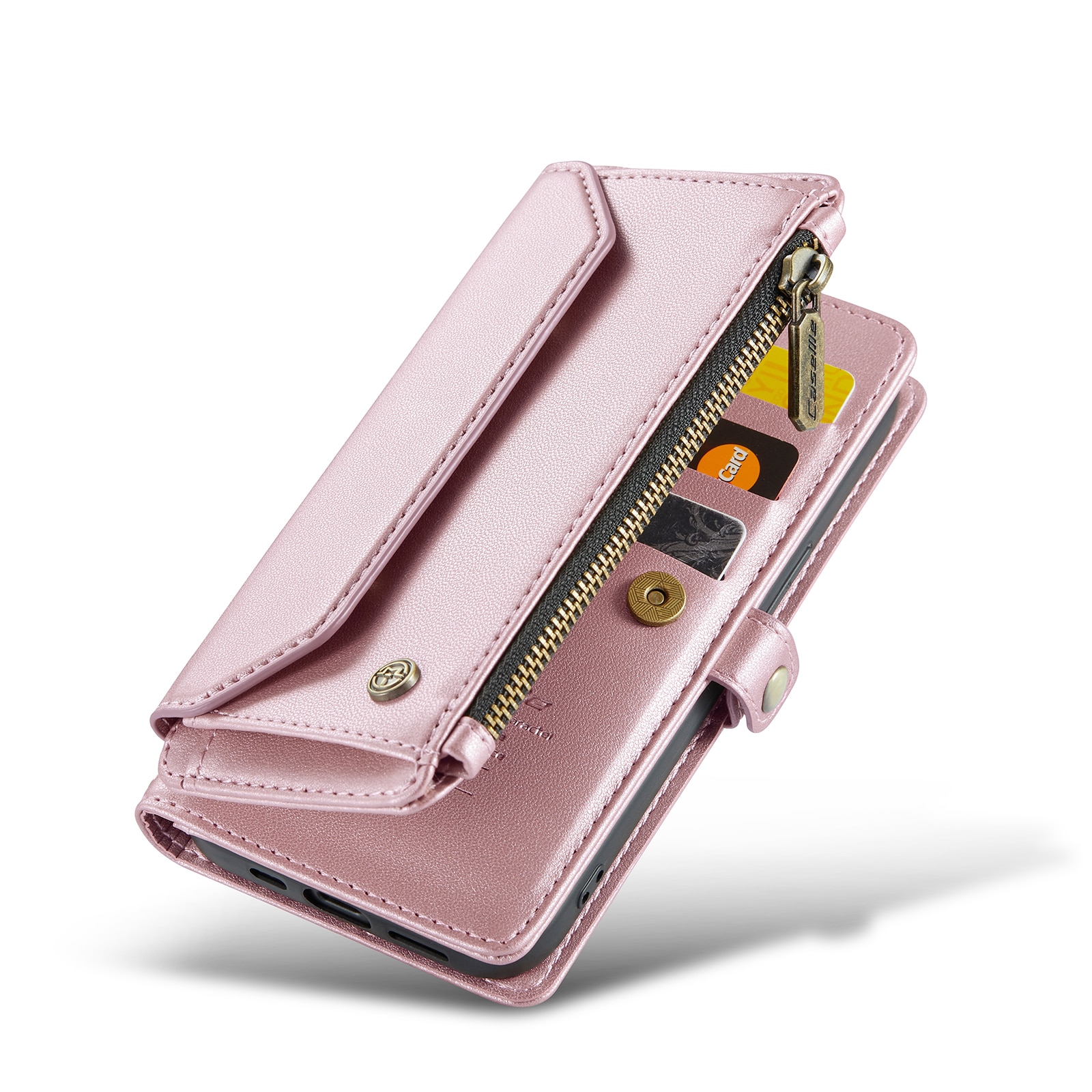 Portemonnee tas iPhone 15 Pro roze