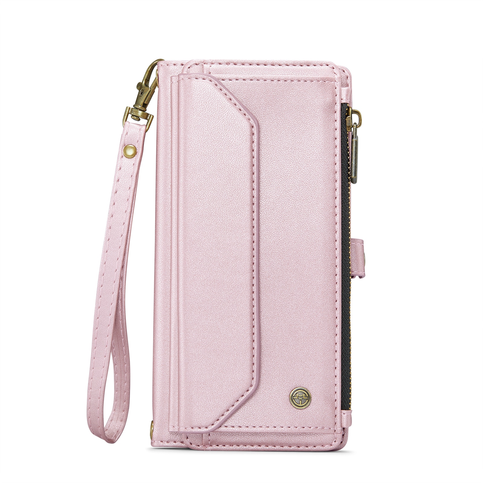 Portemonnee tas iPhone 15 Pro roze
