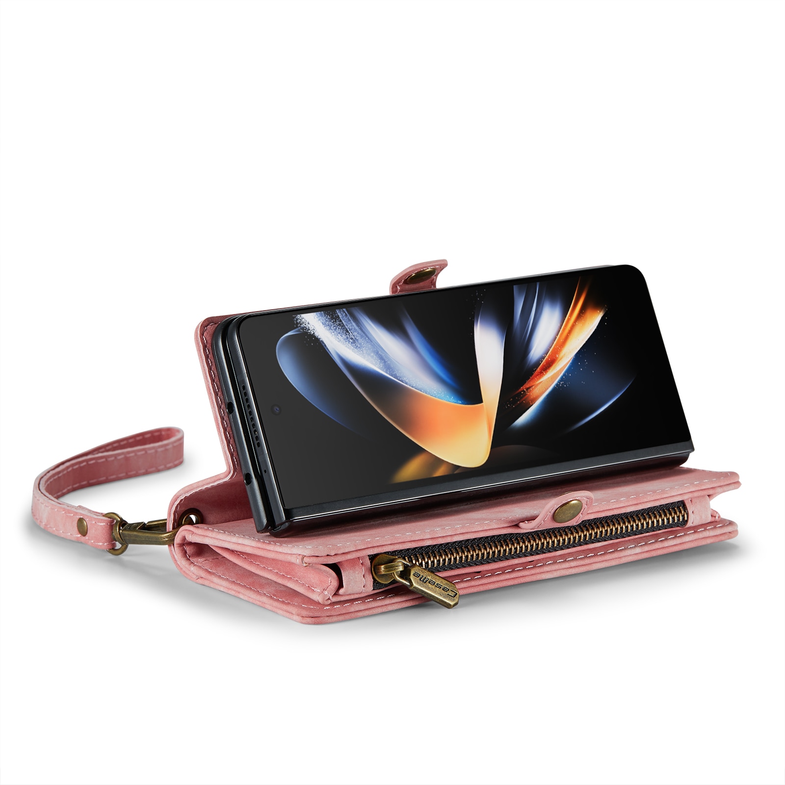 Multi-slot hoesje Samsung Galaxy Z Fold 4 Roze