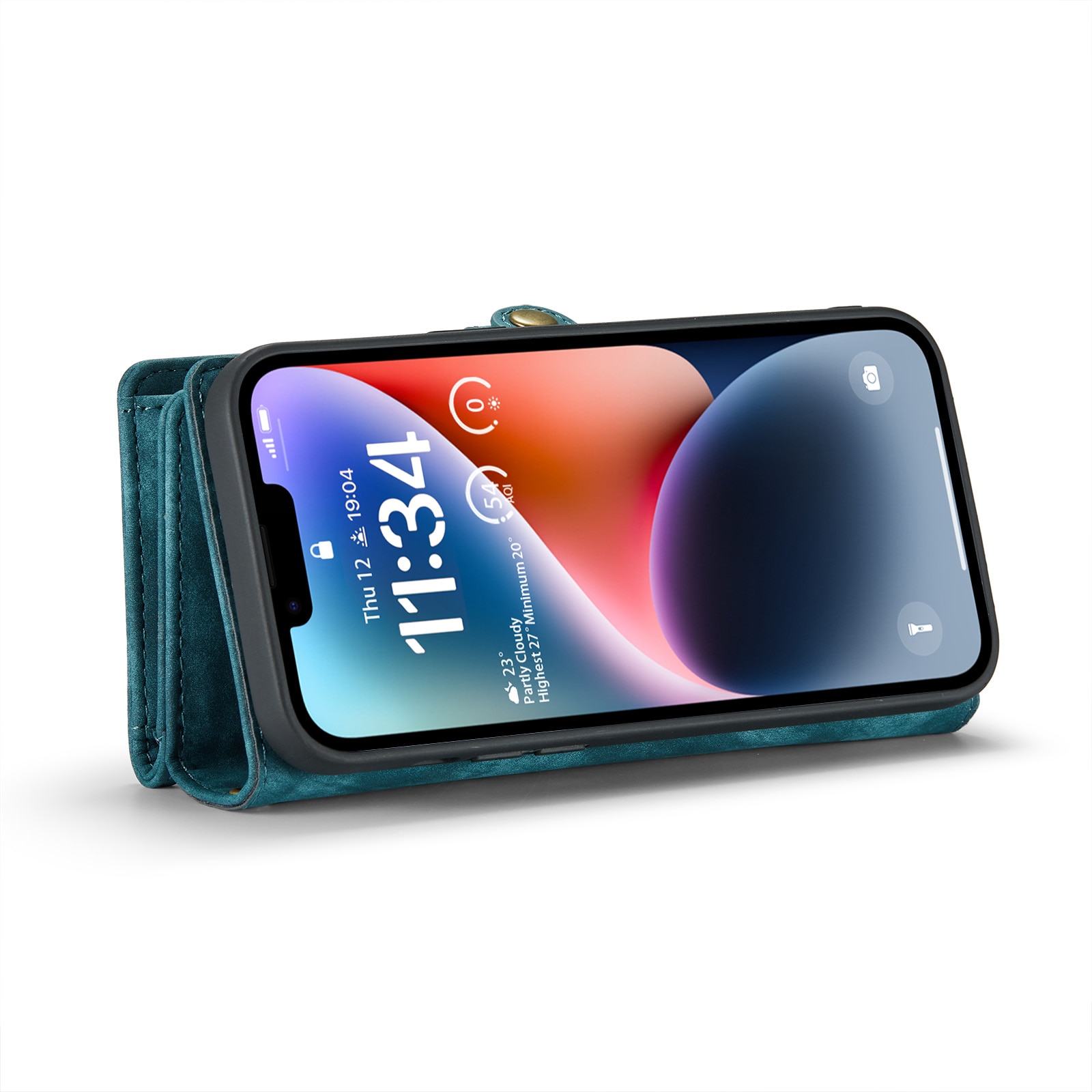 Multi-slot hoesje iPhone 14 Plus Blauw