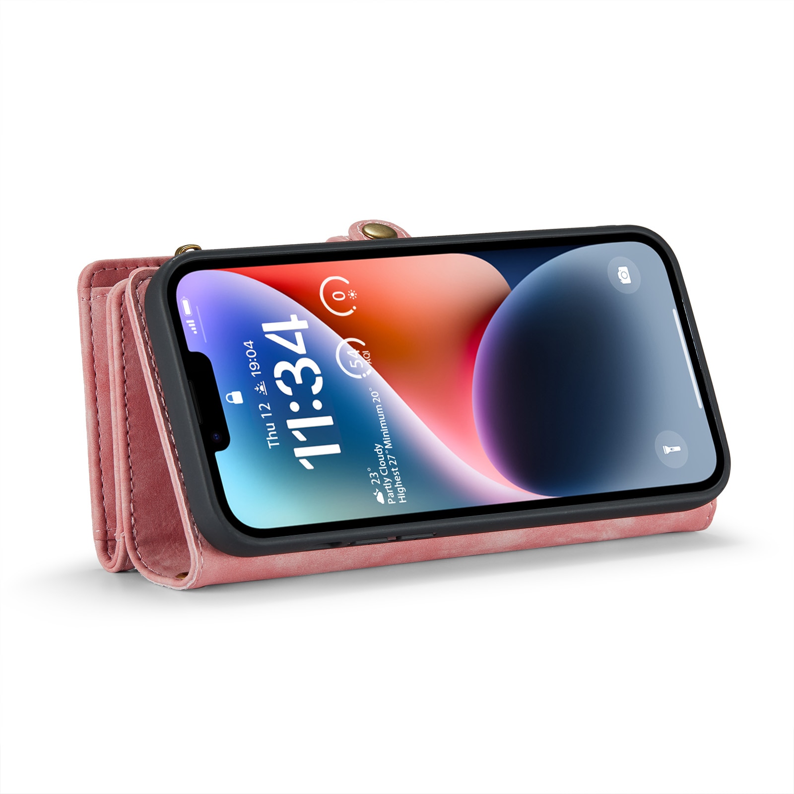 Multi-slot Hoesje iPhone 14 Roze