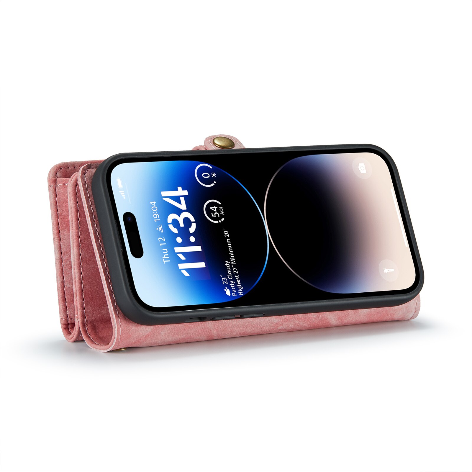 Multi-slot Hoesje iPhone 14 Pro Roze