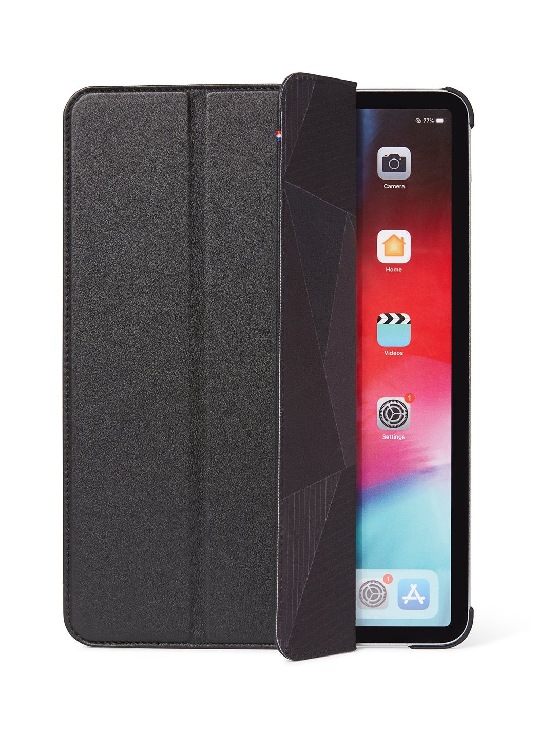 iPad Air 10.9 5th Gen (2022) Leather Hoesje Slim Cover zwart