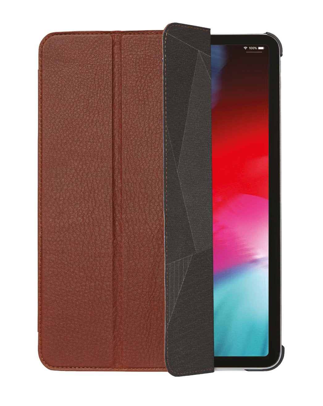 iPad Air 10.9 5th Gen (2022) Leather Hoesje Slim Cover bruin