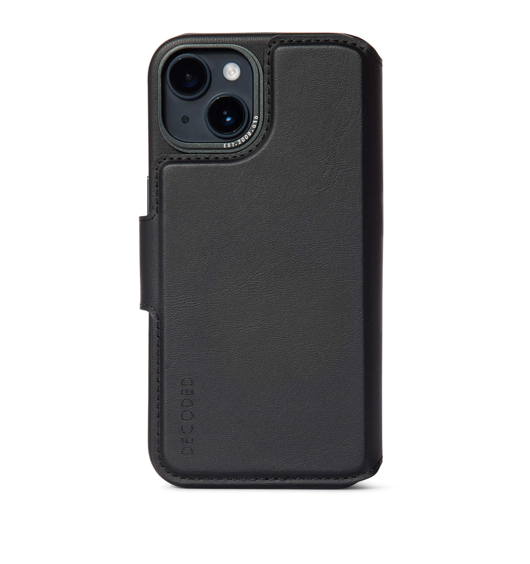 Detachable Wallet Leather iPhone 14 zwart