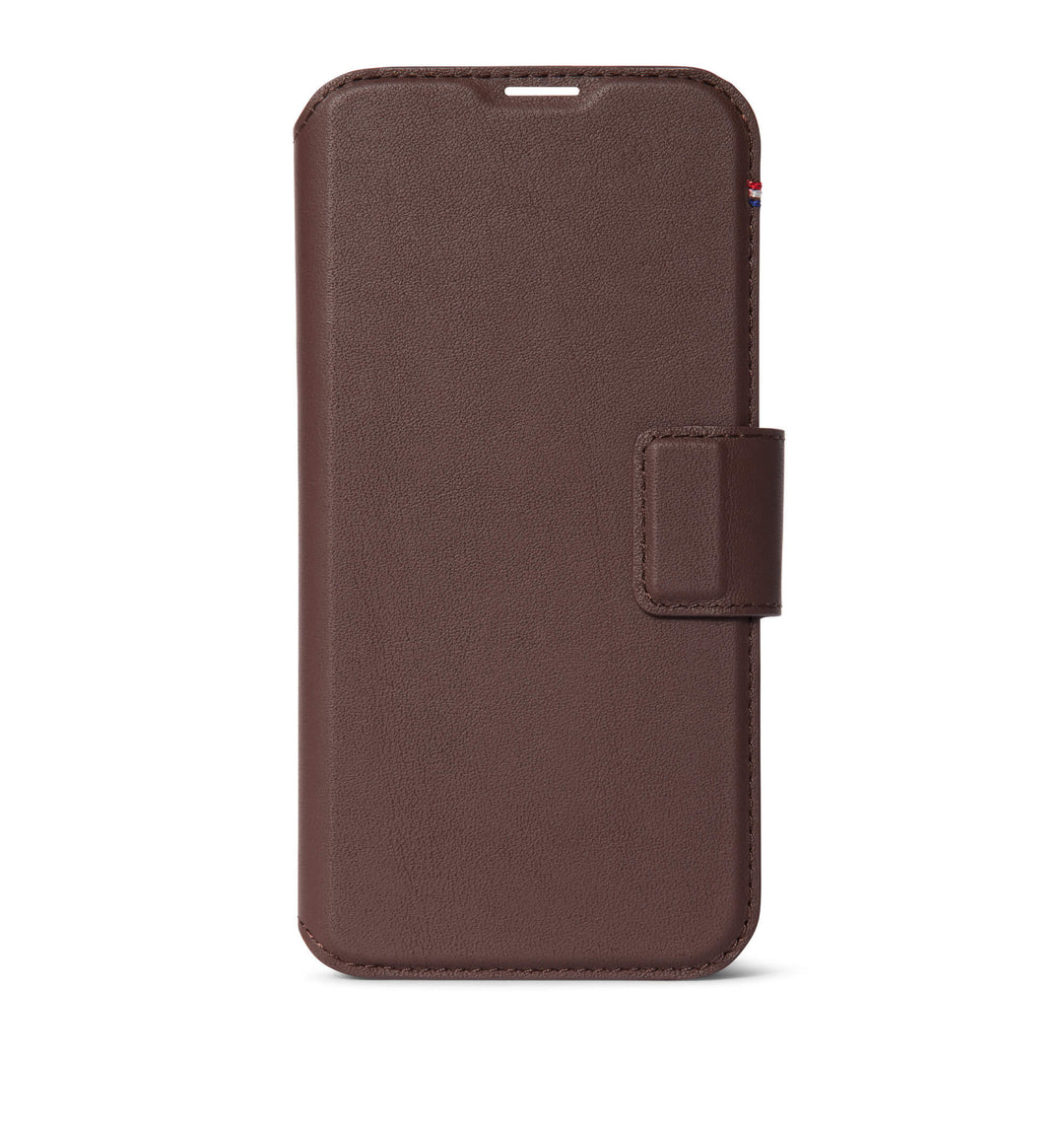 Detachable Wallet Leather iPhone 14 bruin