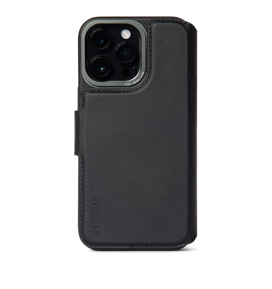 Detachable Wallet Leather iPhone 14 Pro zwart