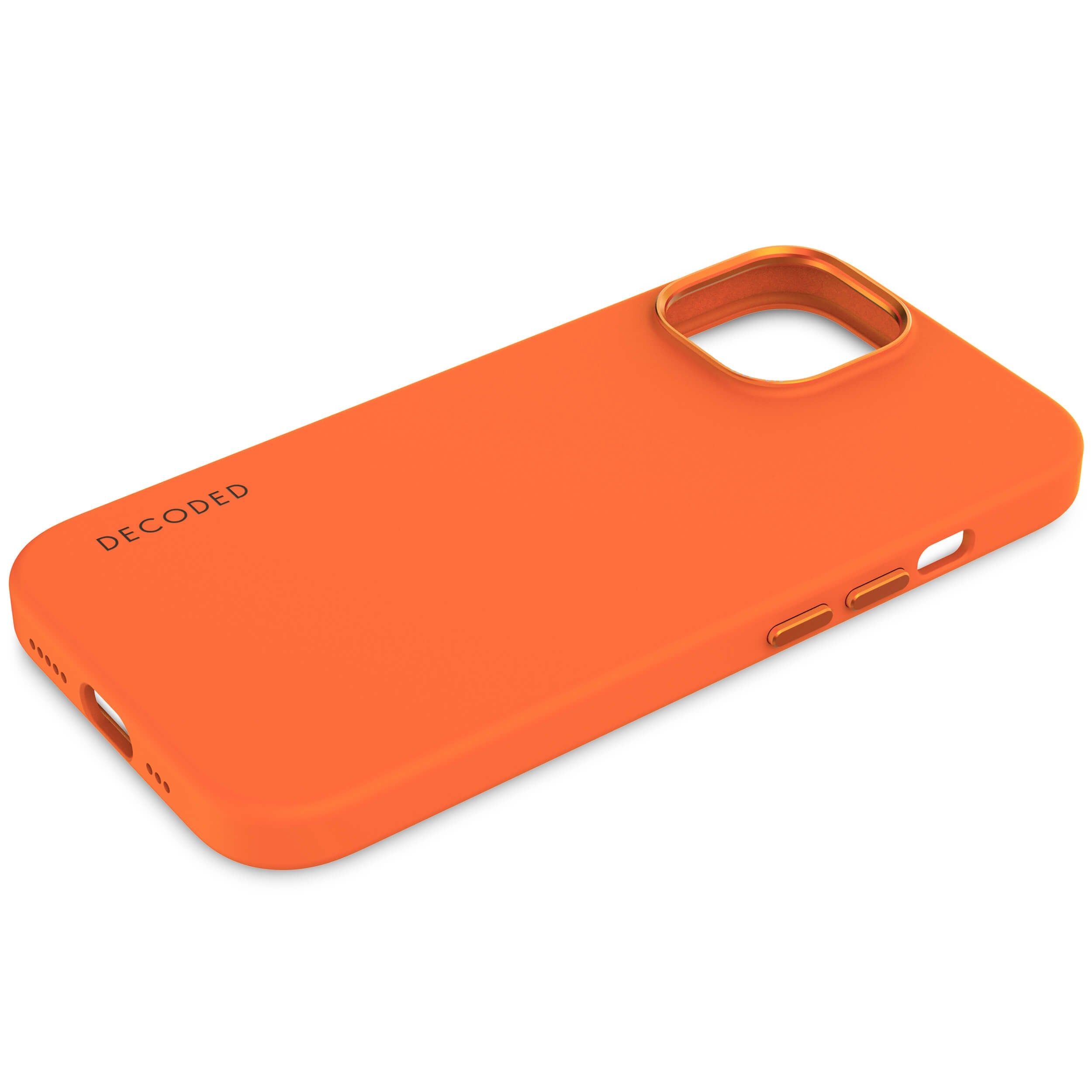 AntiMicrobial Silicone Back Cover iPhone 15 Apricot