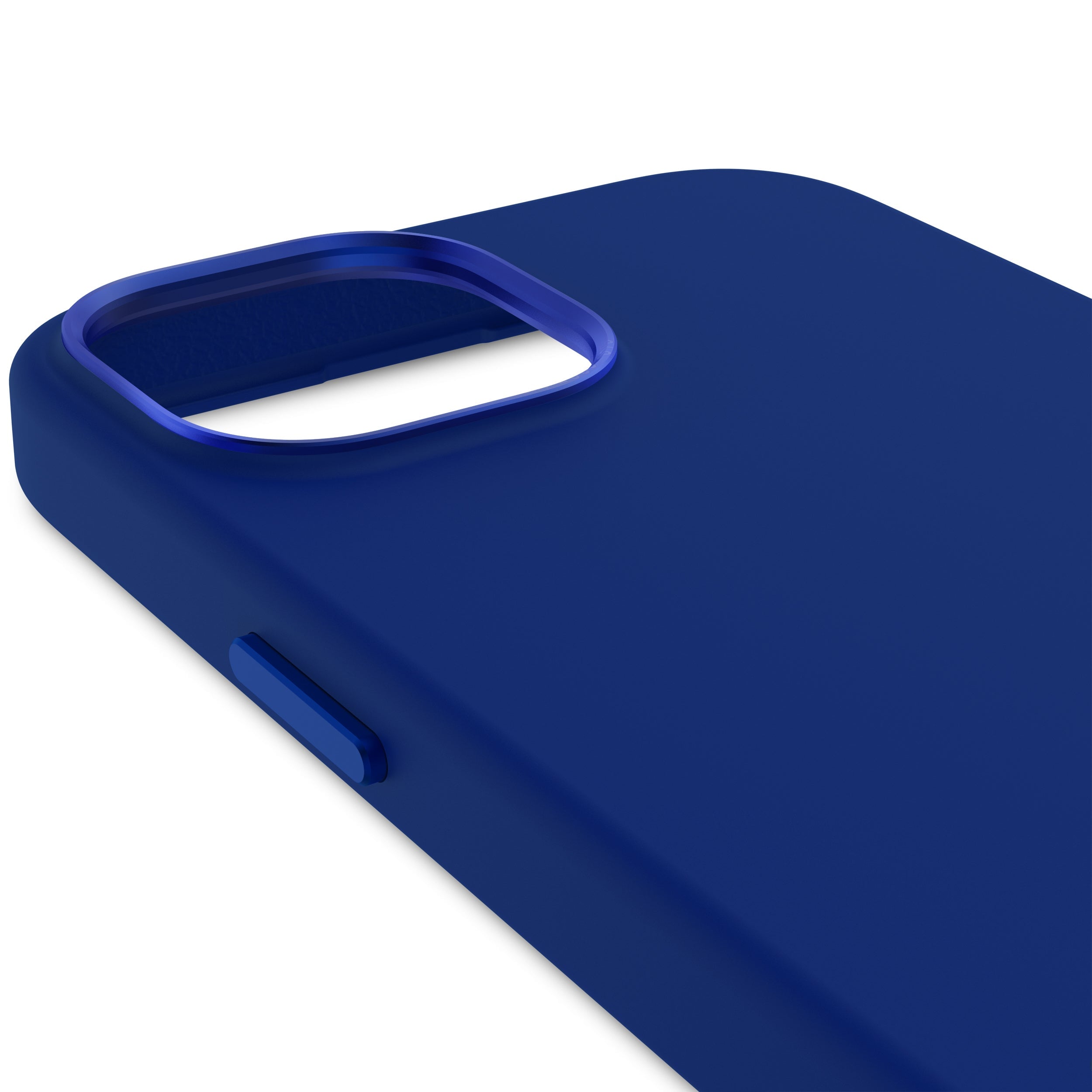 AntiMicrobial Silicone Back Cover iPhone 15 Galactic Blue