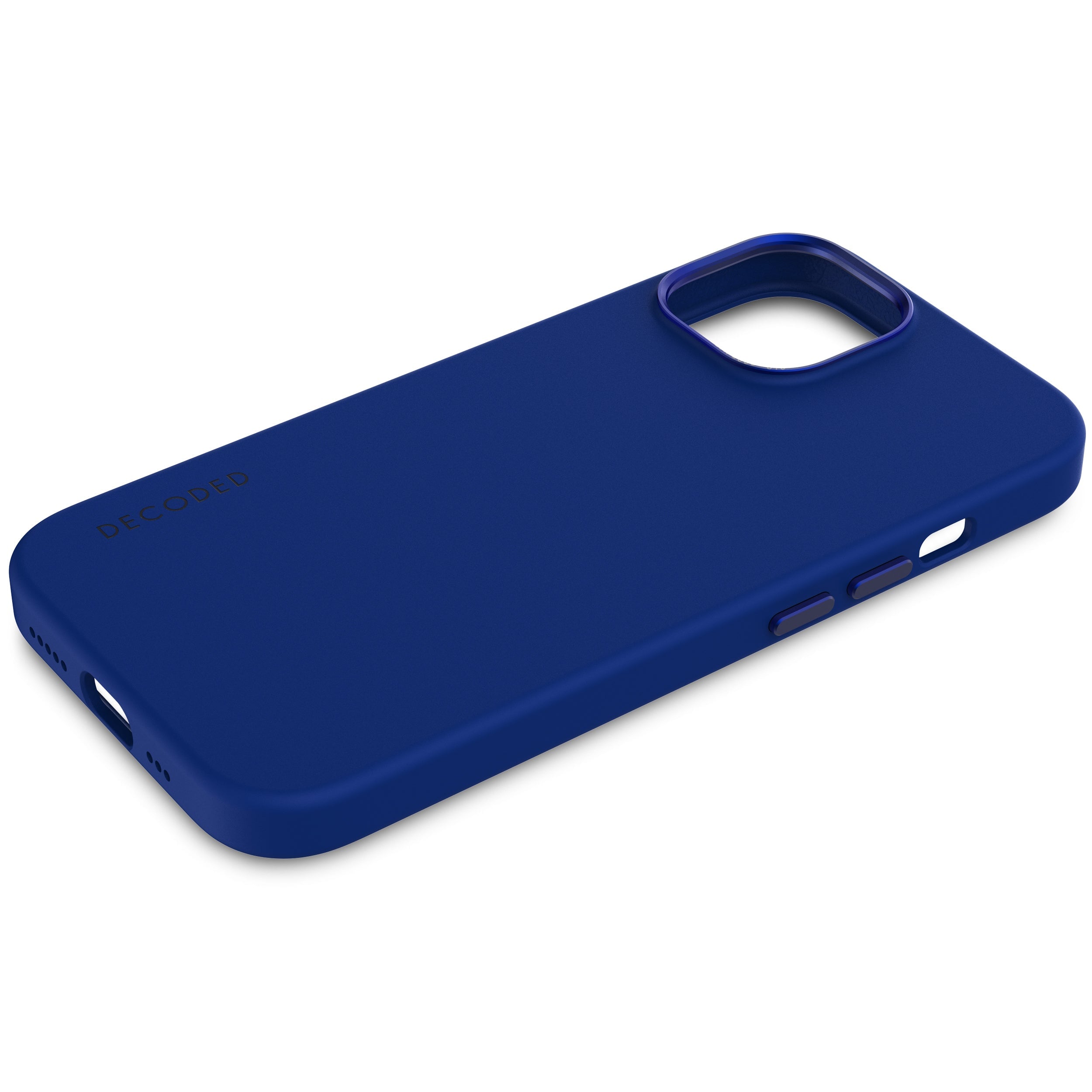 AntiMicrobial Silicone Back Cover iPhone 15 Galactic Blue
