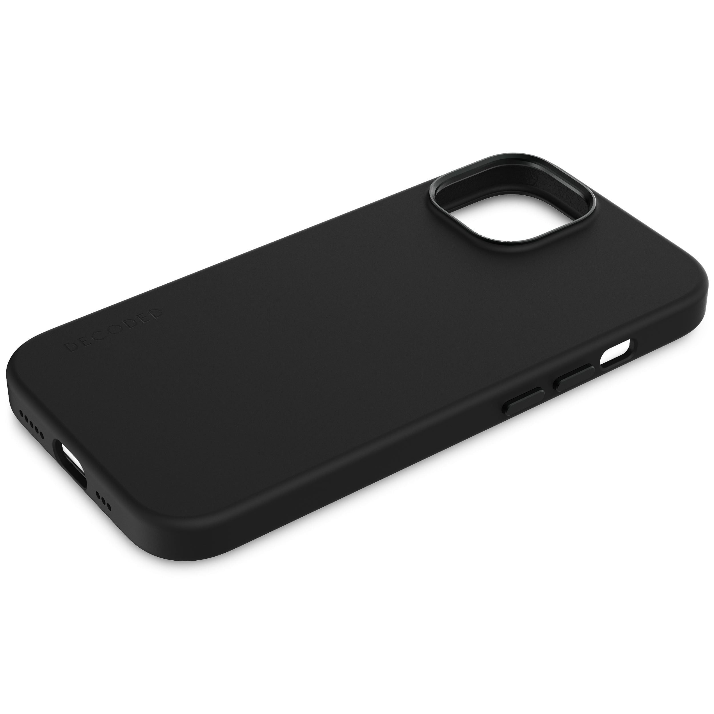 AntiMicrobial Silicone Back Cover iPhone 15 Graphine