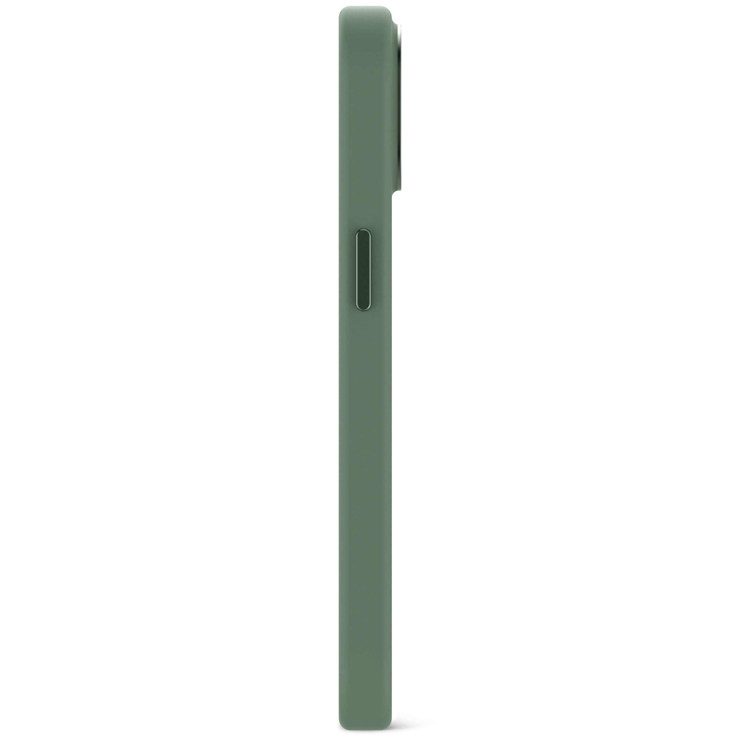 AntiMicrobial Silicone Back Cover iPhone 15 Sage Leaf
