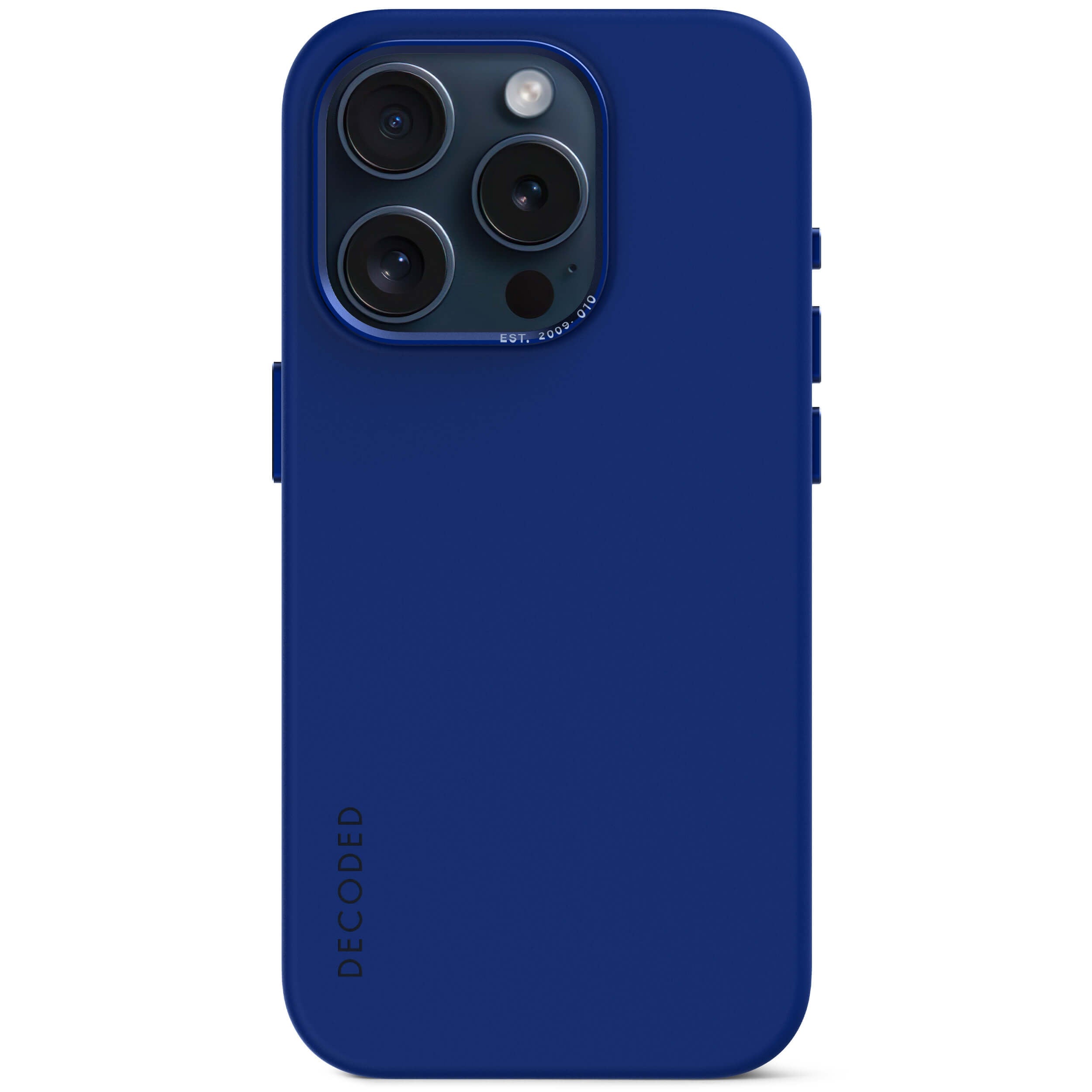 AntiMicrobial Silicone Back Cover iPhone 15 Pro Max Galactic Blue