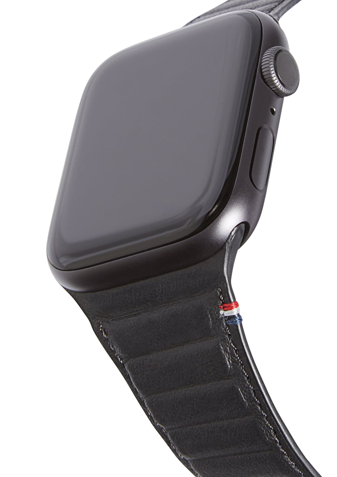 Leather Magnetic Traction Strap Apple Watch Ultra 49mm Black